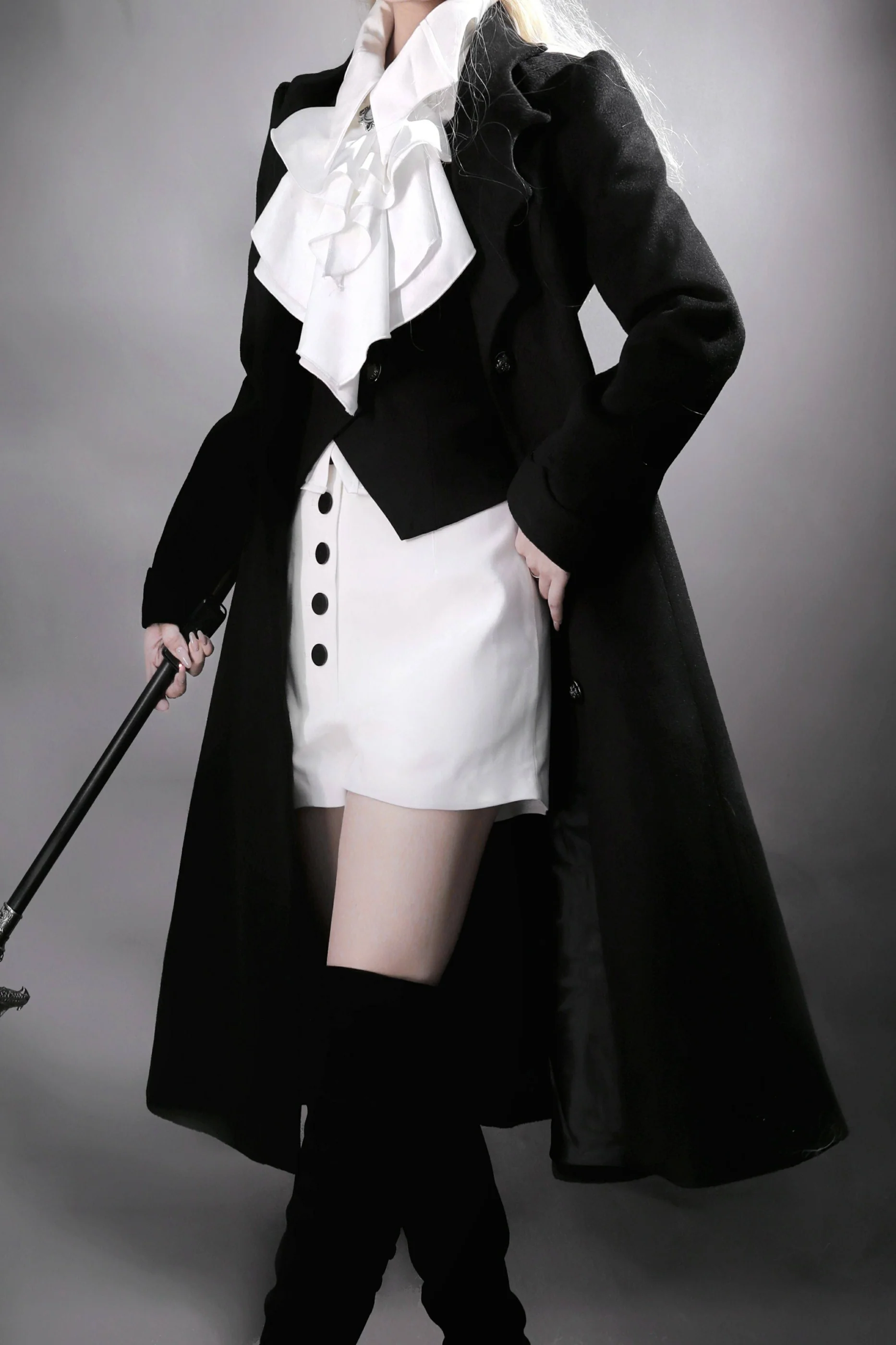 Gothic Wool Coat Suit - Image 14