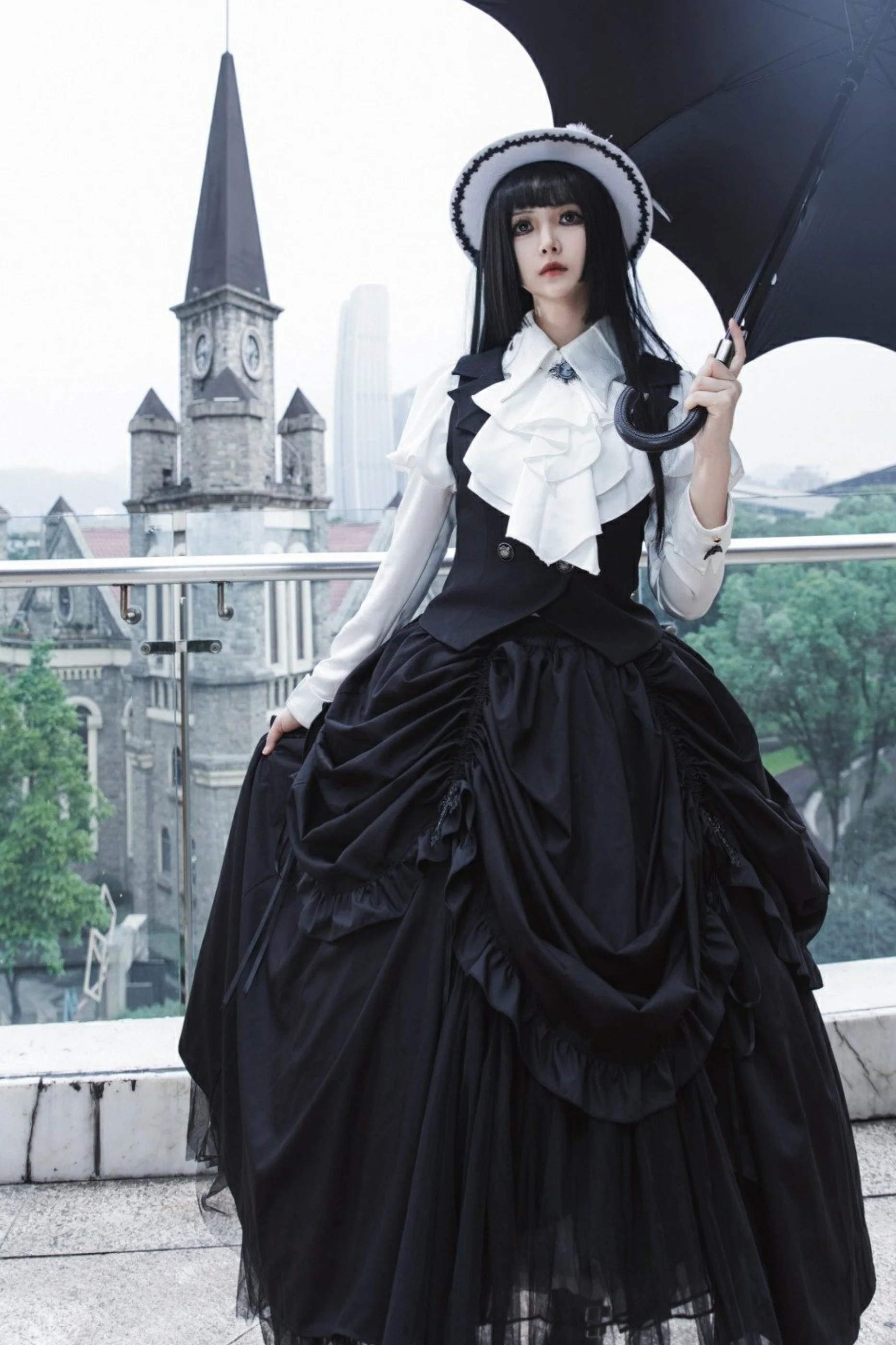 Gothic Wool Coat Suit - Image 21