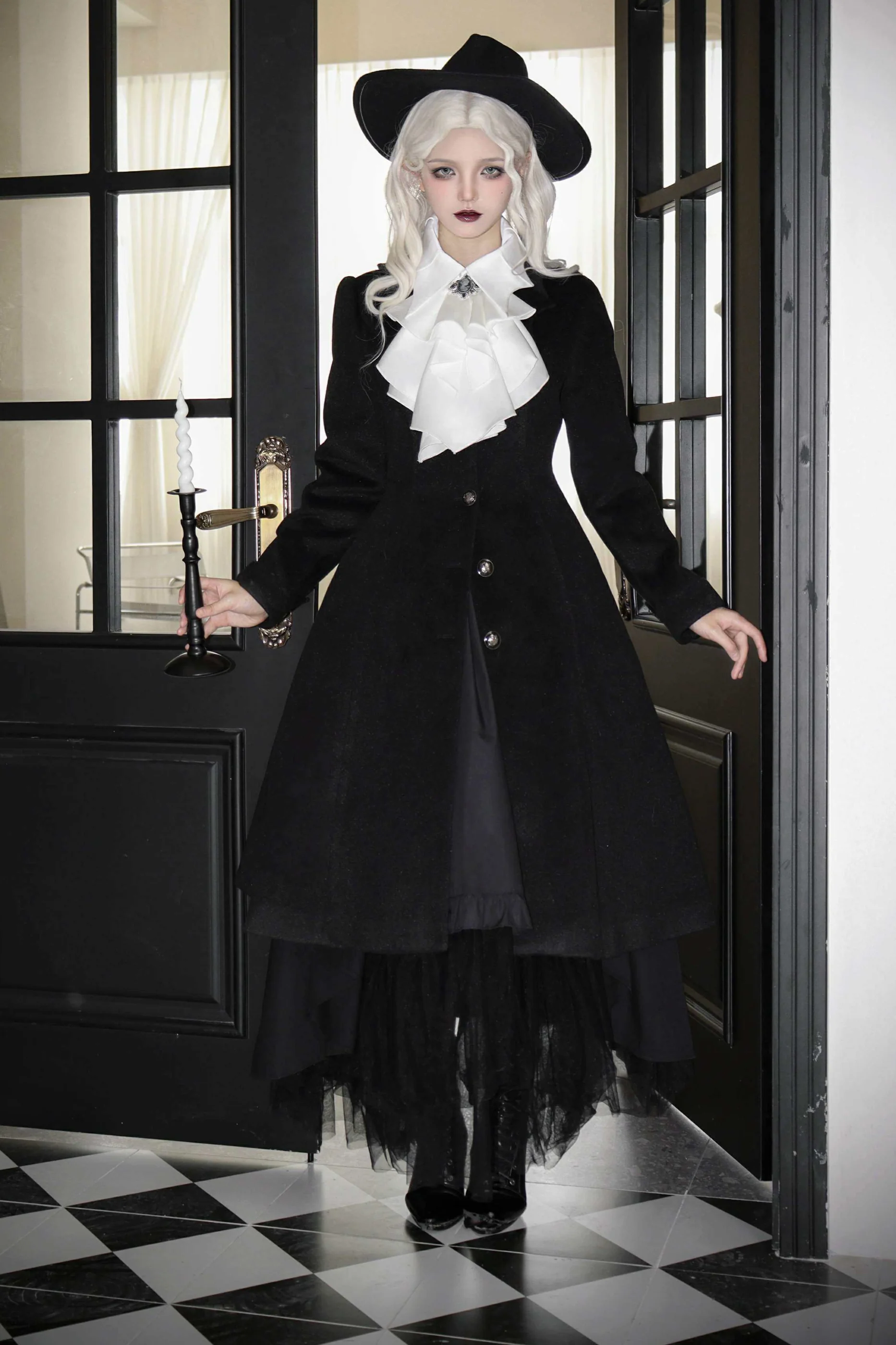 Gothic Wool Coat Suit - Image 6