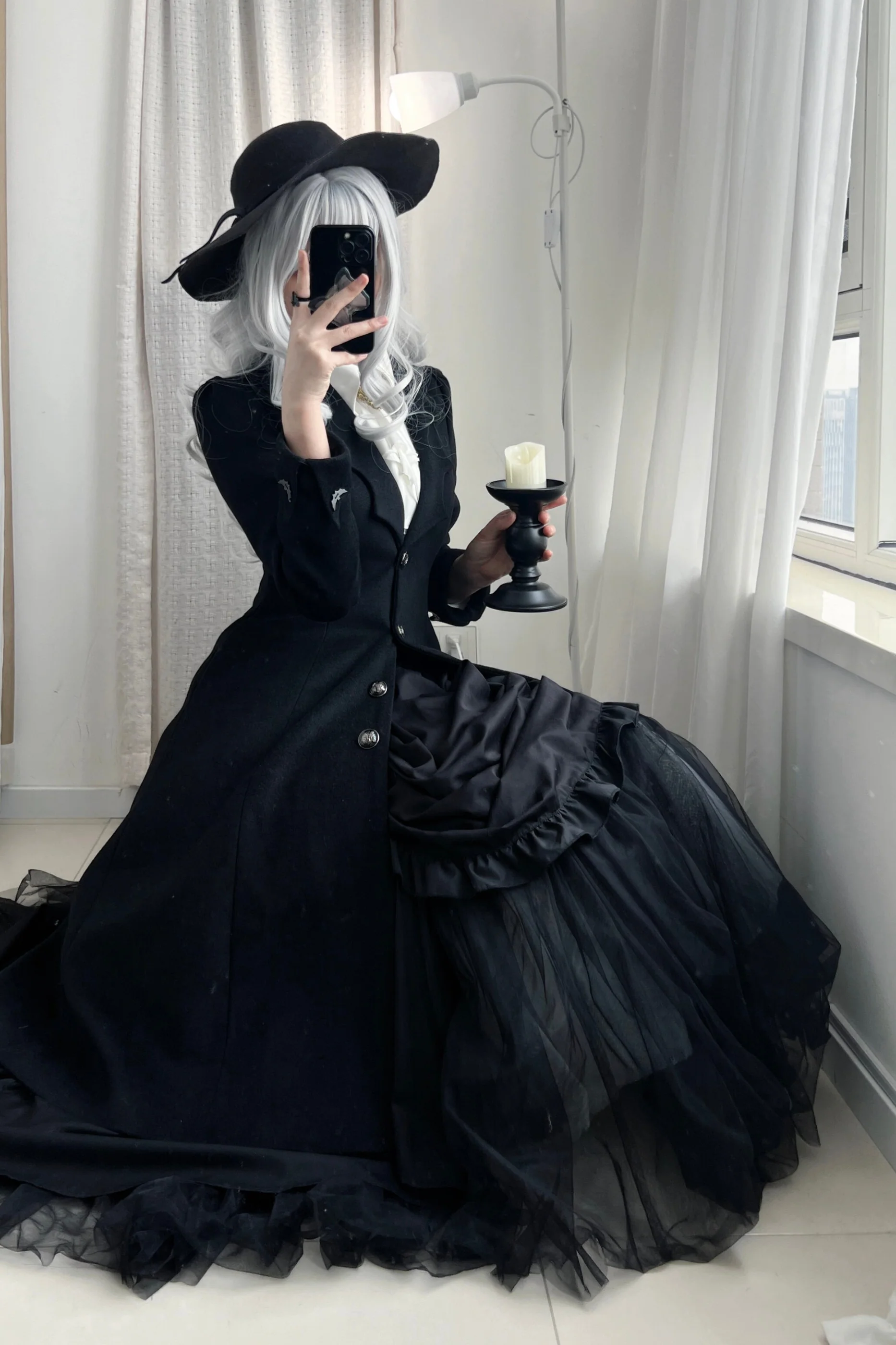 Gothic Wool Coat Suit - Image 9