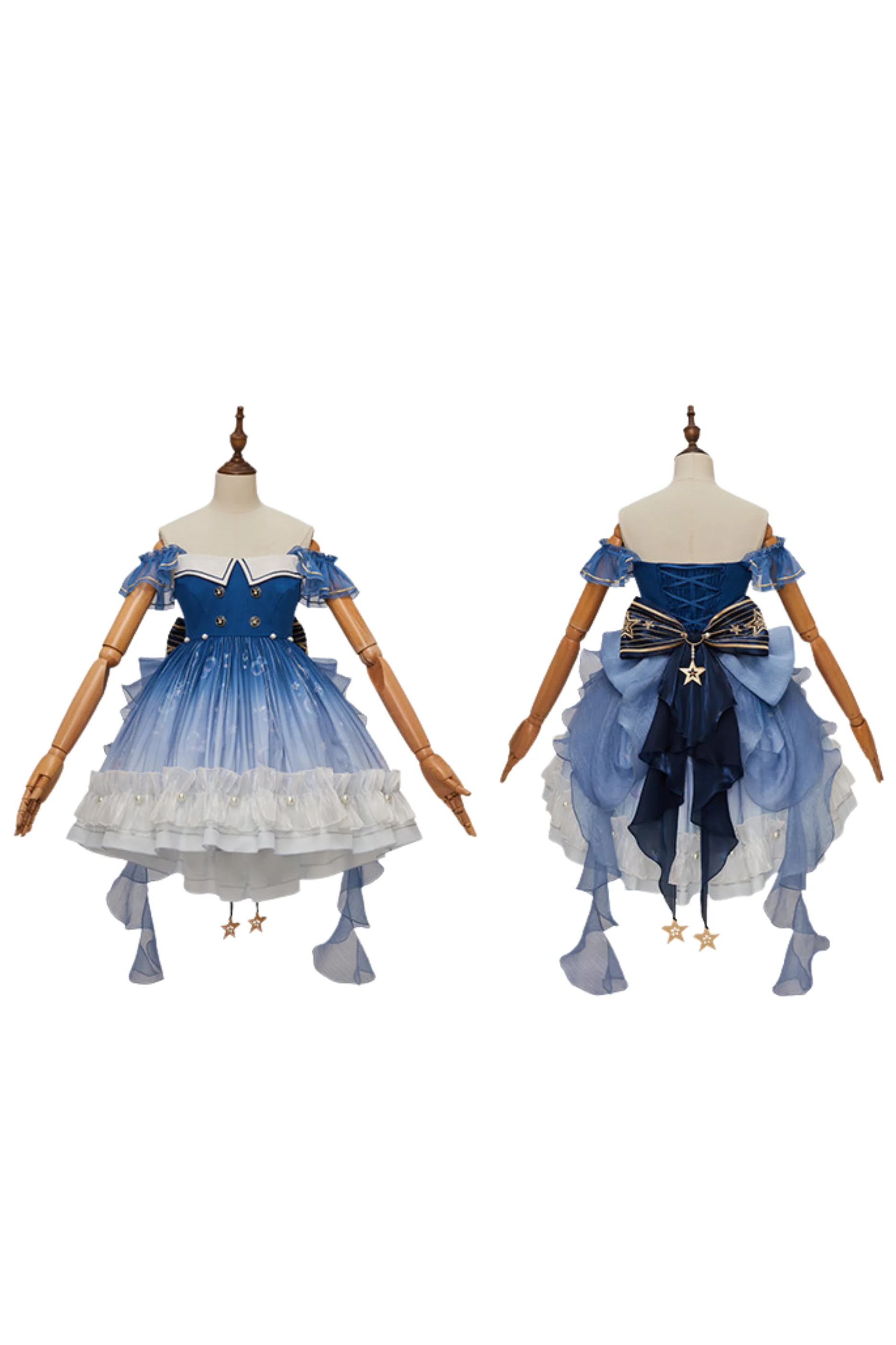 【Reservation Deadline February 28】Gradient Bubble Dress + Bunny Ear Pin + Sleeves + Hat - Image 30