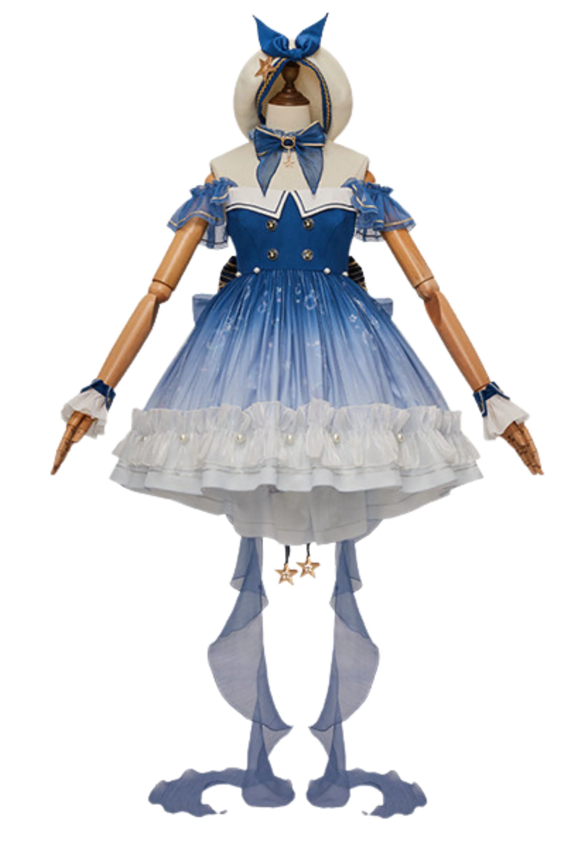 【Reservation Deadline February 28】Gradient Bubble Dress + Bunny Ear Pin + Sleeves + Hat - Image 32