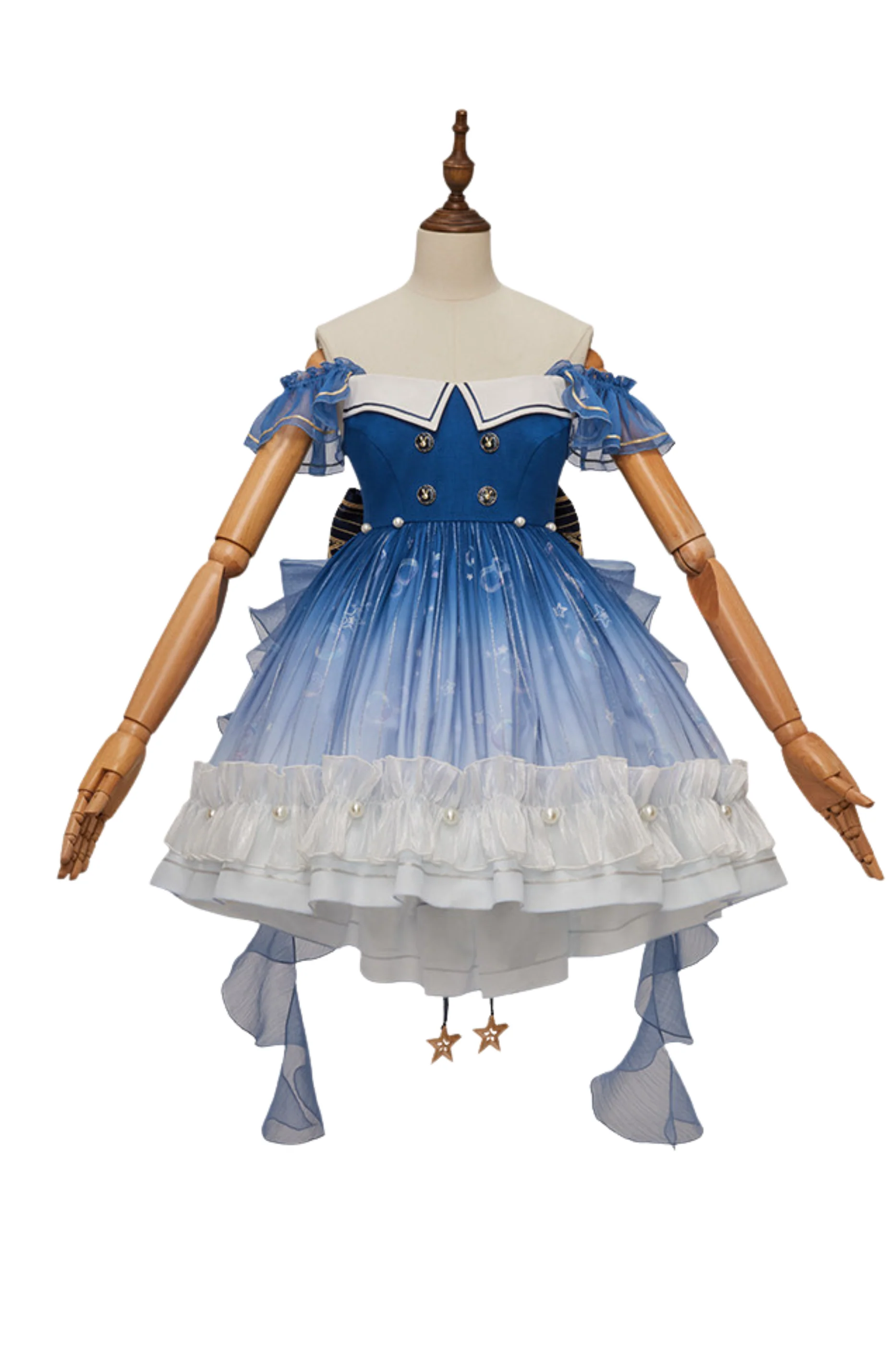 【Reservation Deadline February 28】Gradient Bubble Dress + Bunny Ear Pin + Sleeves + Hat - Image 33
