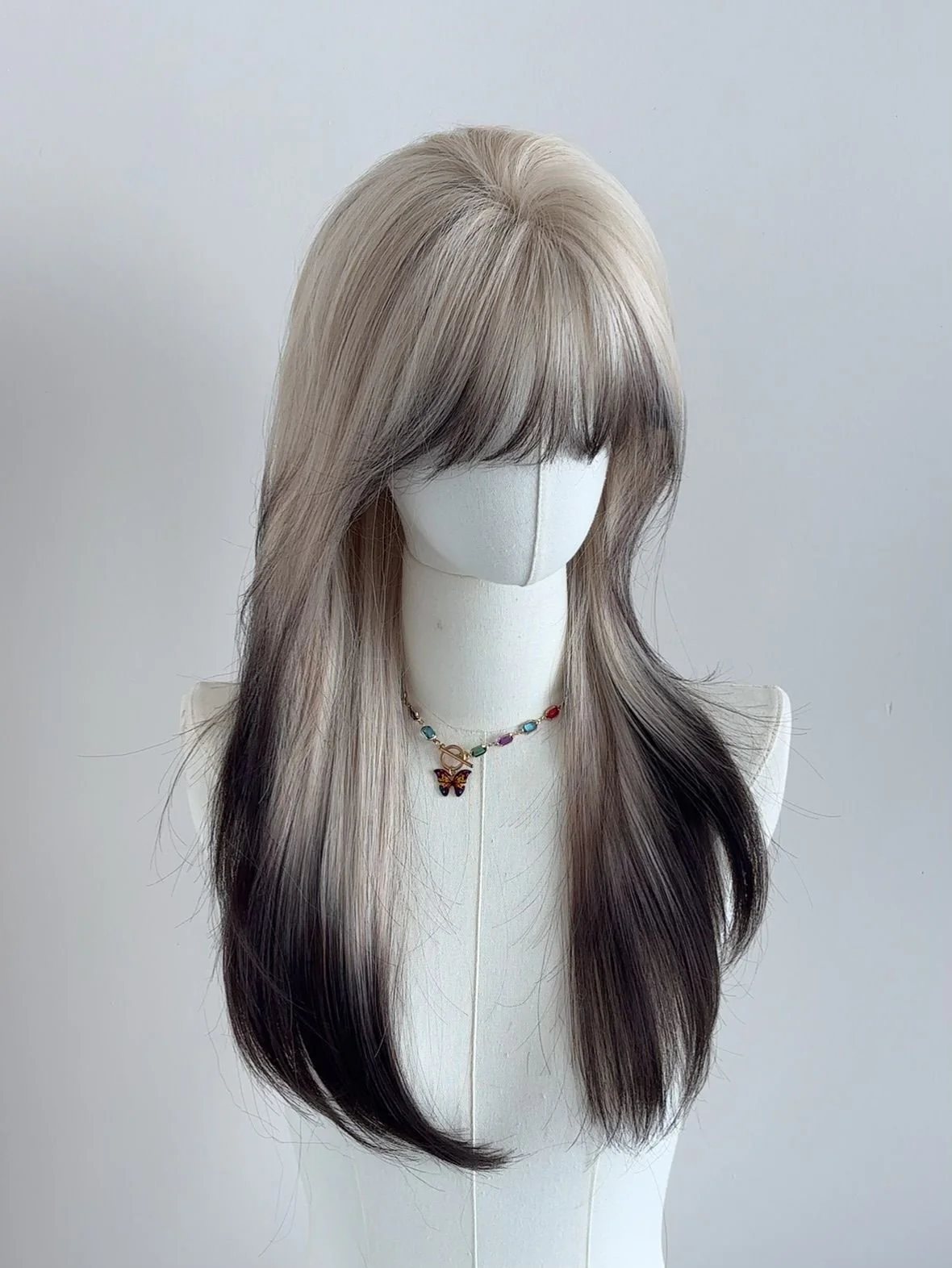 Gradient Long Straight Wig - Image 2