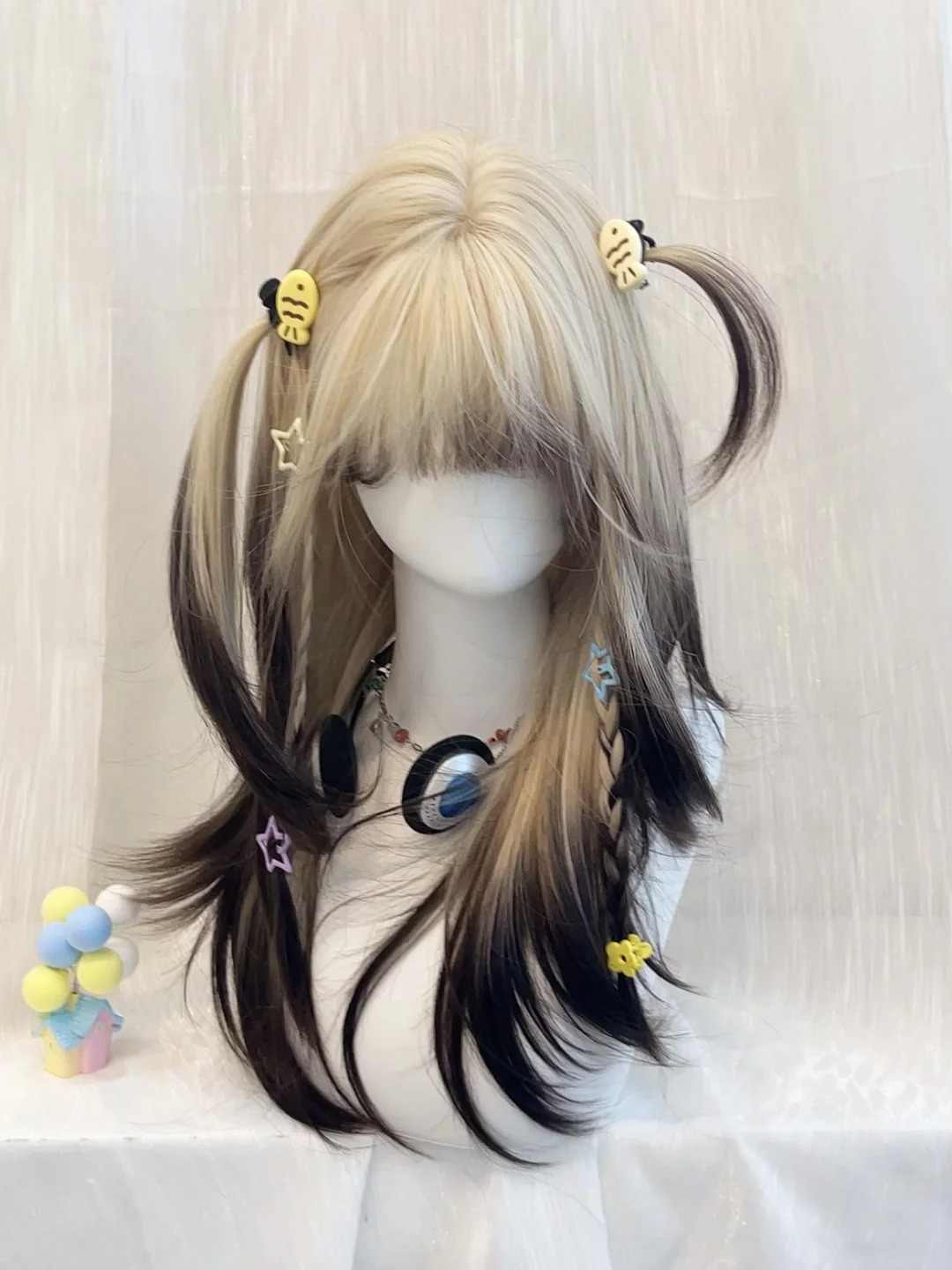 Gradient Long Straight Wig - Image 3