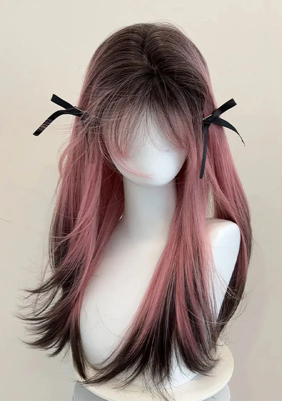 Gradient Long Straight Wig - Image 6