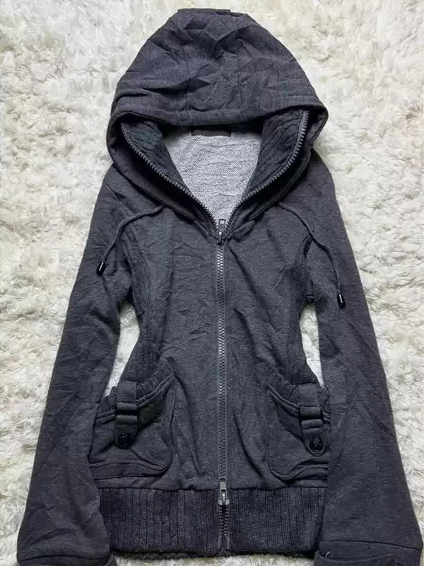 gray hooded jacket - Image 5