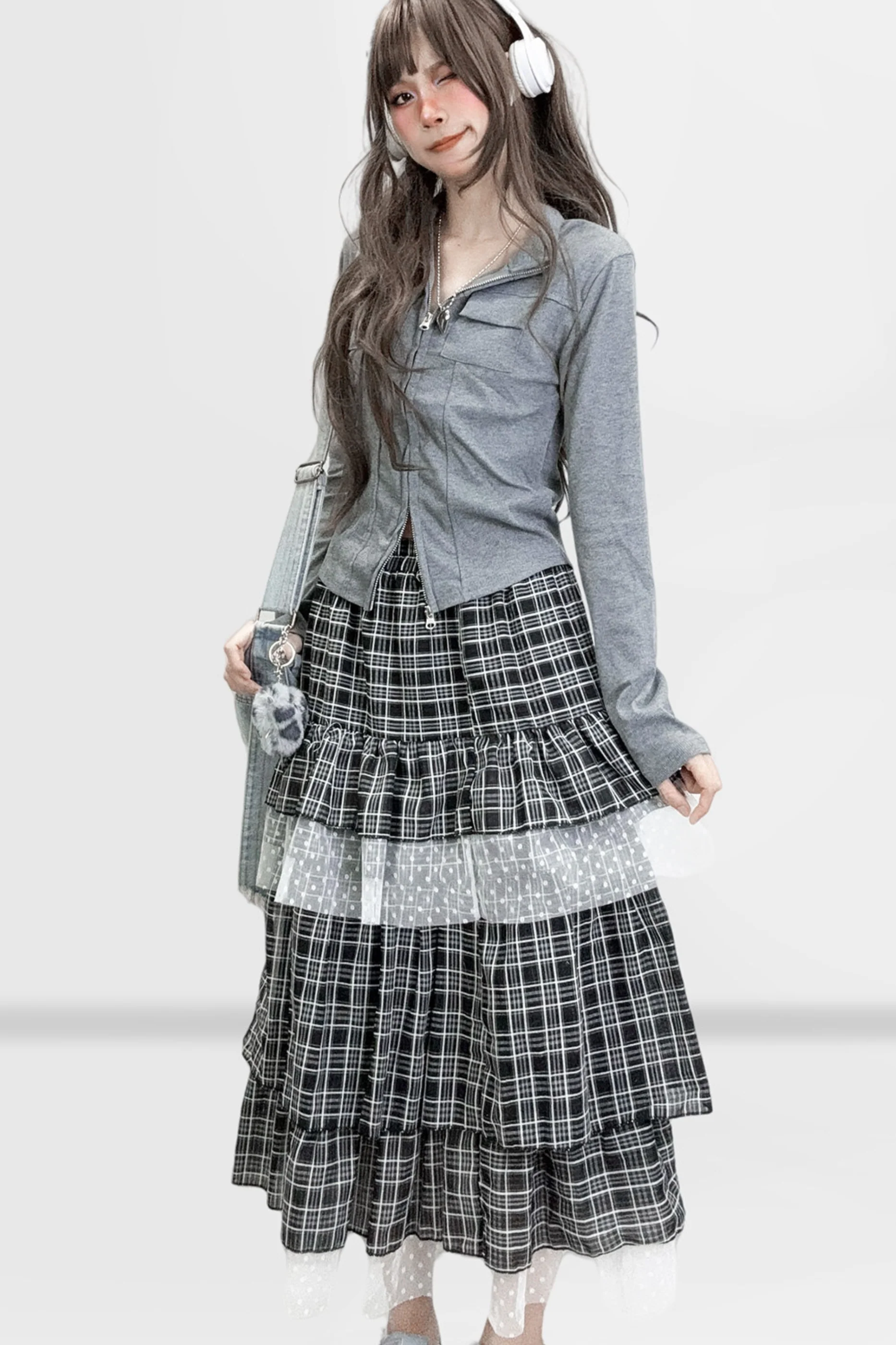 Slim Zip Cardigan - Image 2