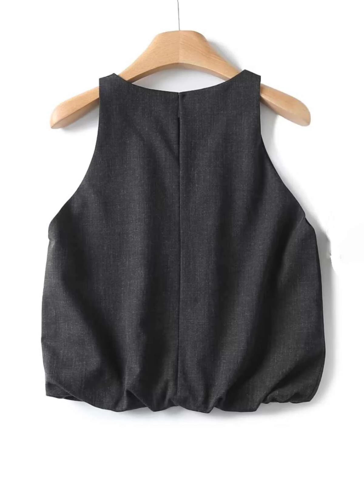Gray Style Crop Top - Image 4