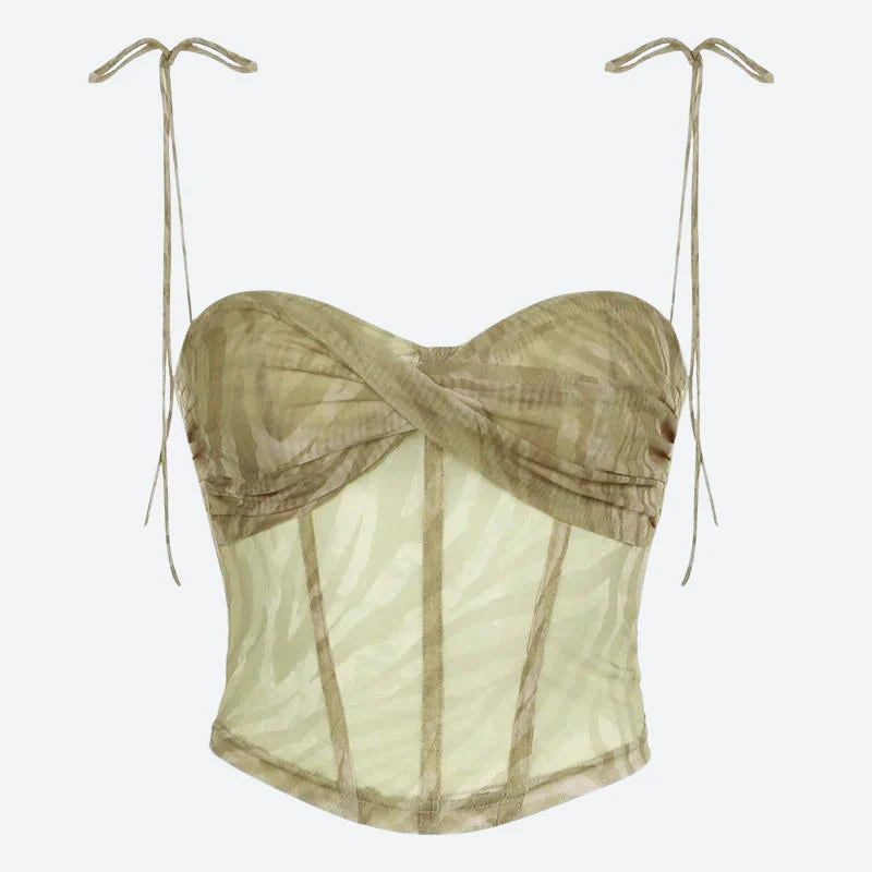 Green Corset Top - Image 3