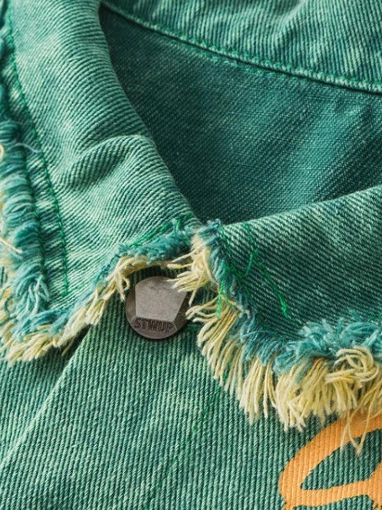 Denim Green Jacket - Image 5