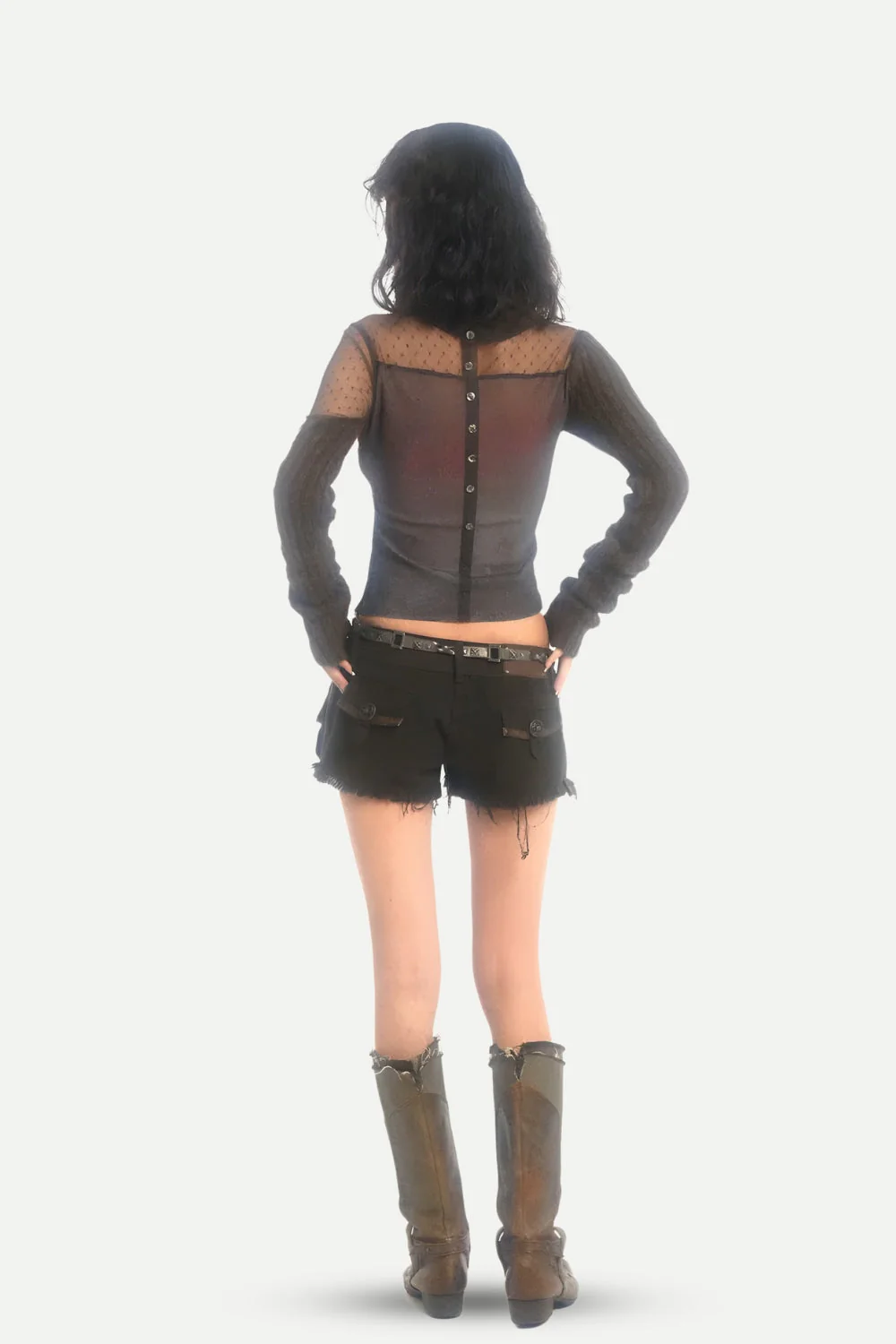 Grunge Cut Out Knitted Top - Image 8