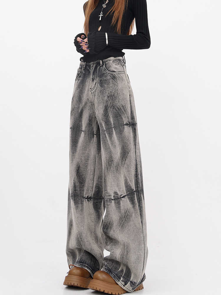 Grunge Distressed Y2K Baggy Jeans - Image 3