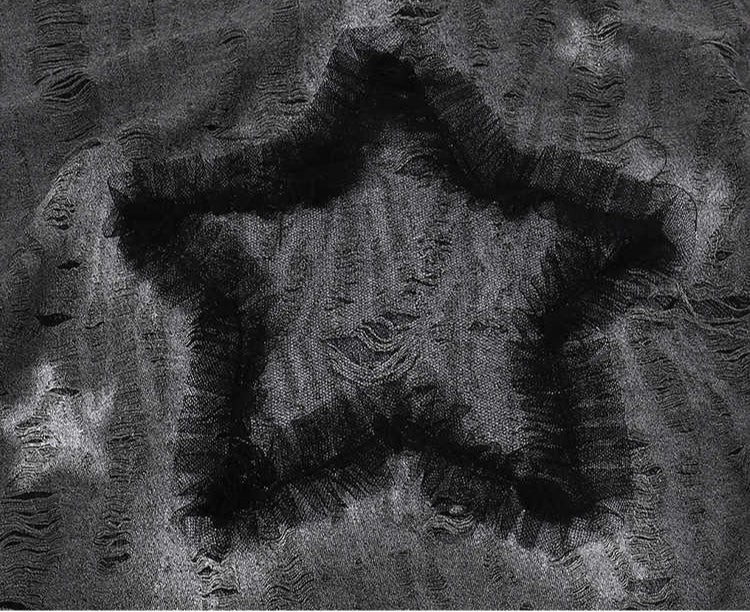 Grunge Embroidered Star Tank Top - Image 10