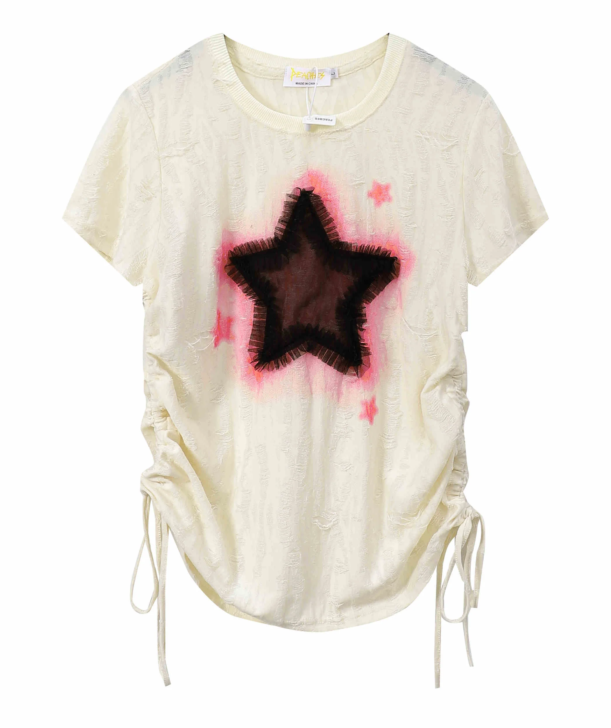 Grunge Embroidered Star Tank Top - Image 5