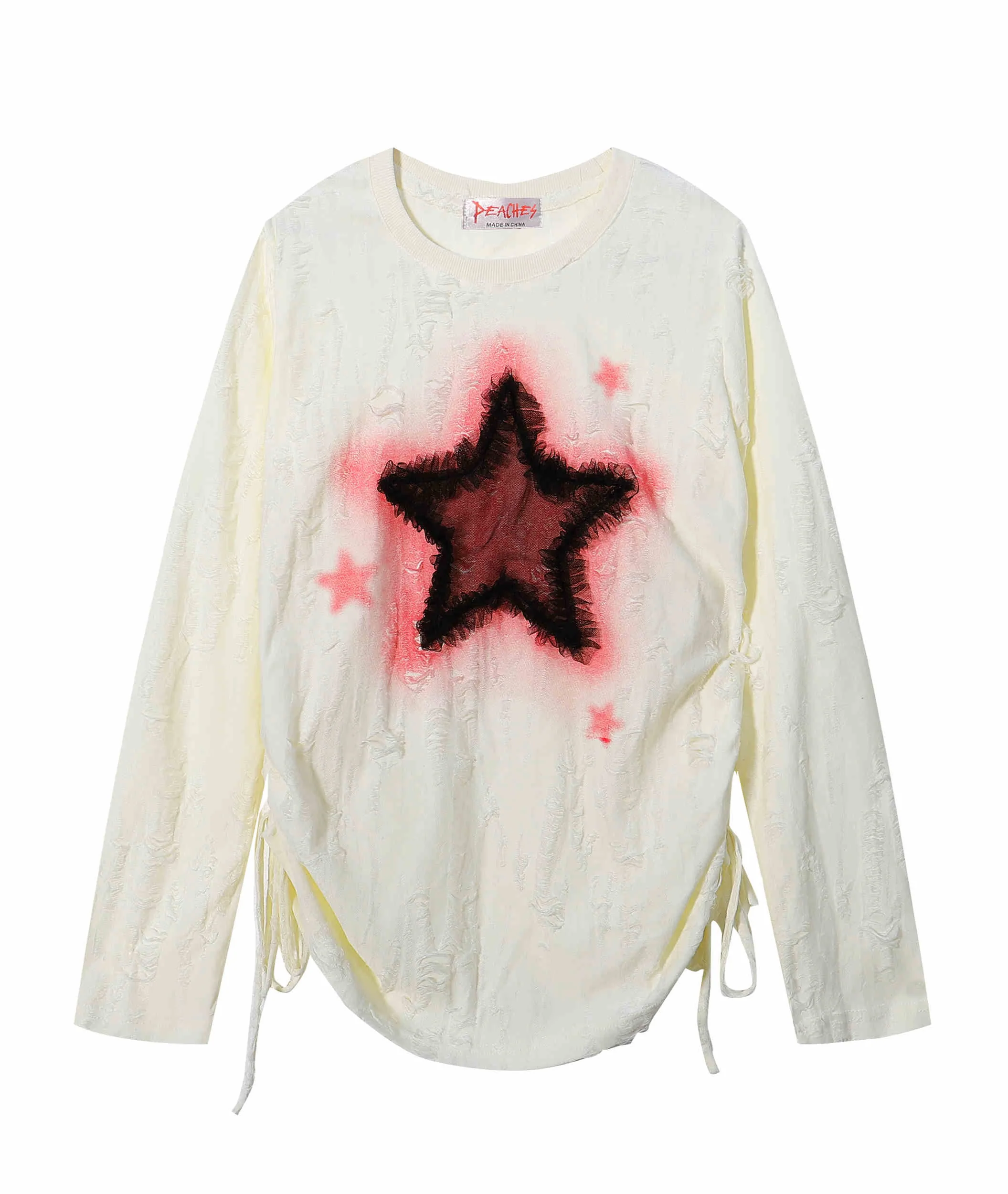Grunge Embroidered Star Tank Top - Image 6