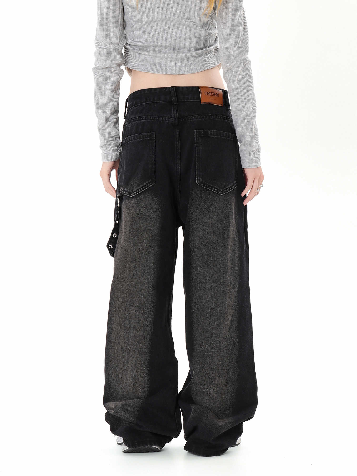 Grunge High-street Blue Jeans - Image 4