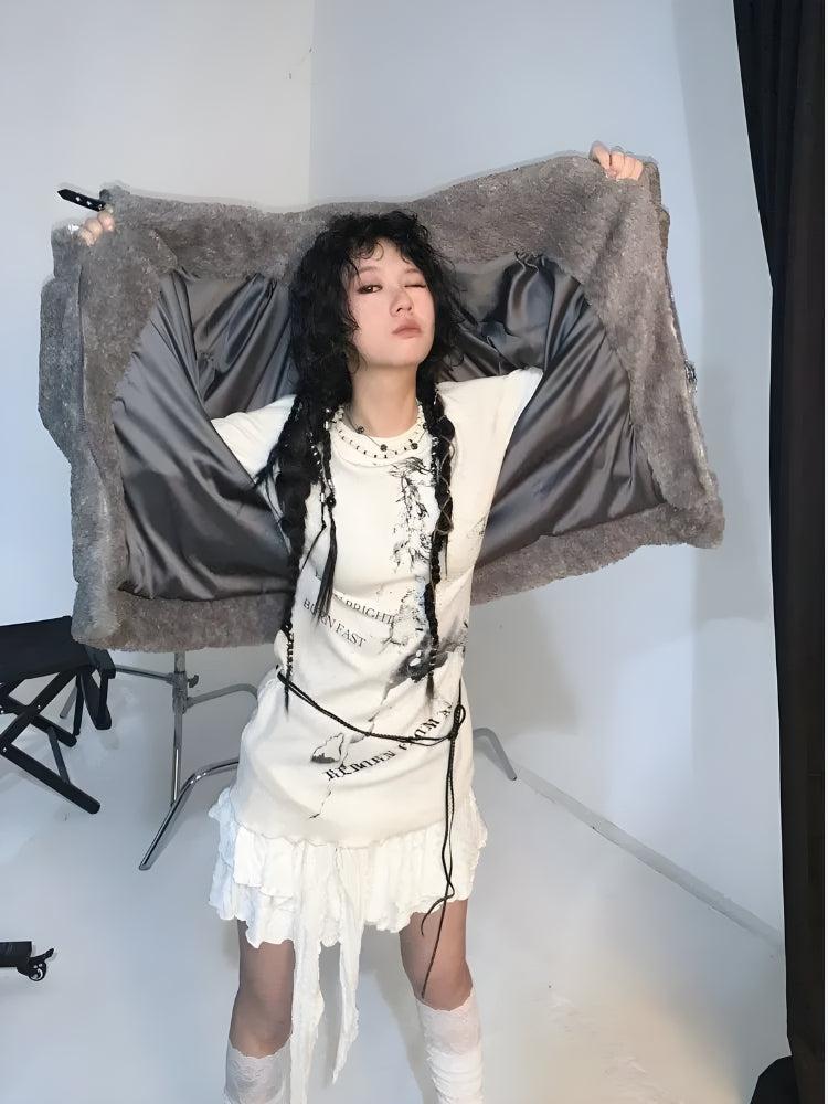 Grunge Rope Belted Top - Image 4
