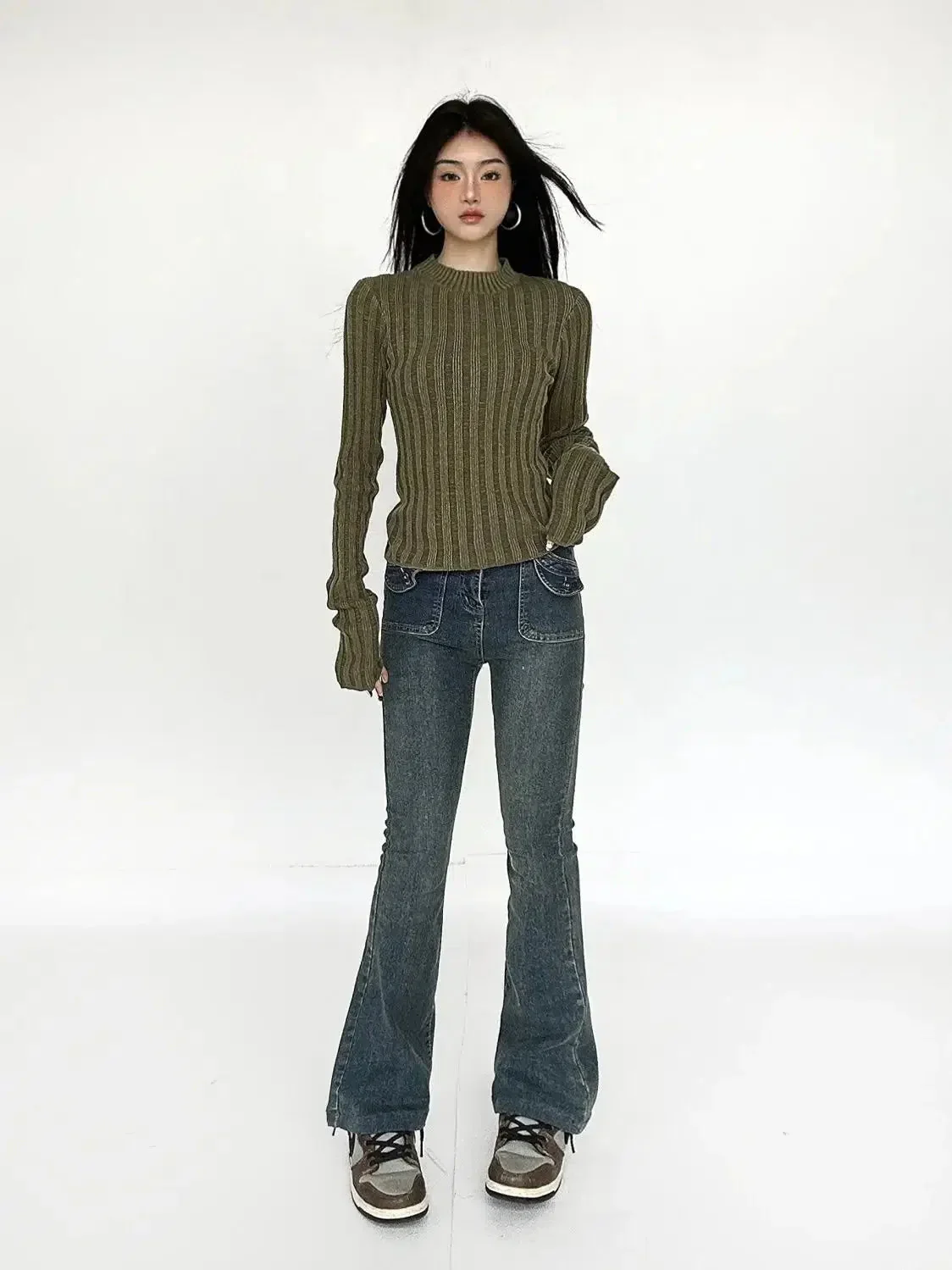 Grunge Slim Fit Sweater - Image 5