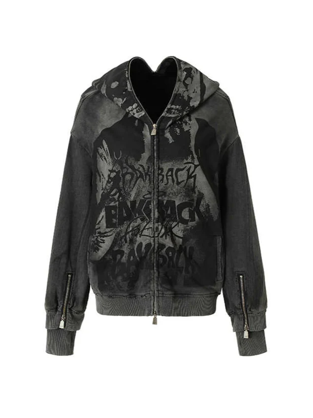 Grunge Street Punk Jacket - Image 6