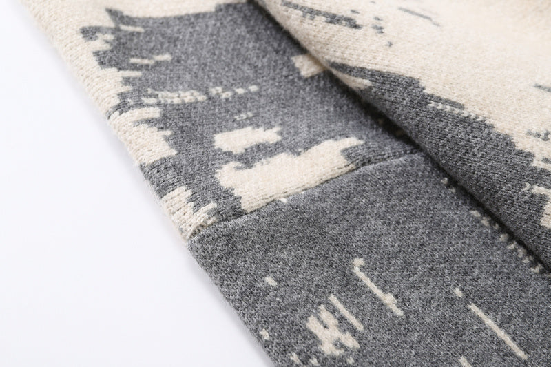 Grunge Street Round Neck Sweater - Image 5