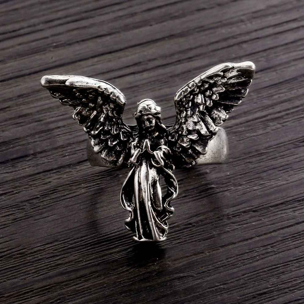 Grunge Vintage Angel Ring - Image 4