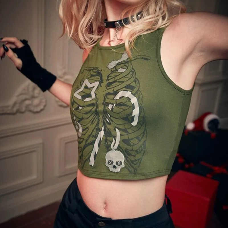 Grunge X-ray Rib Tank Top - Image 4