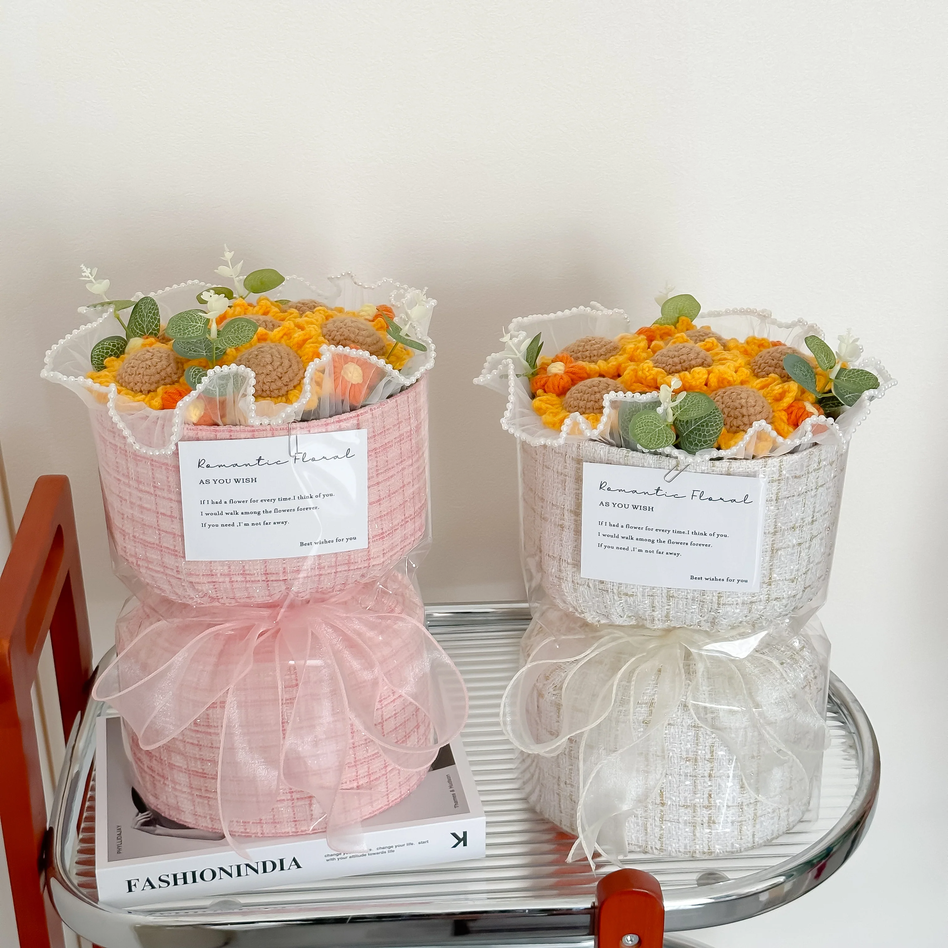 hand-knitted flowers bouquets - Image 4