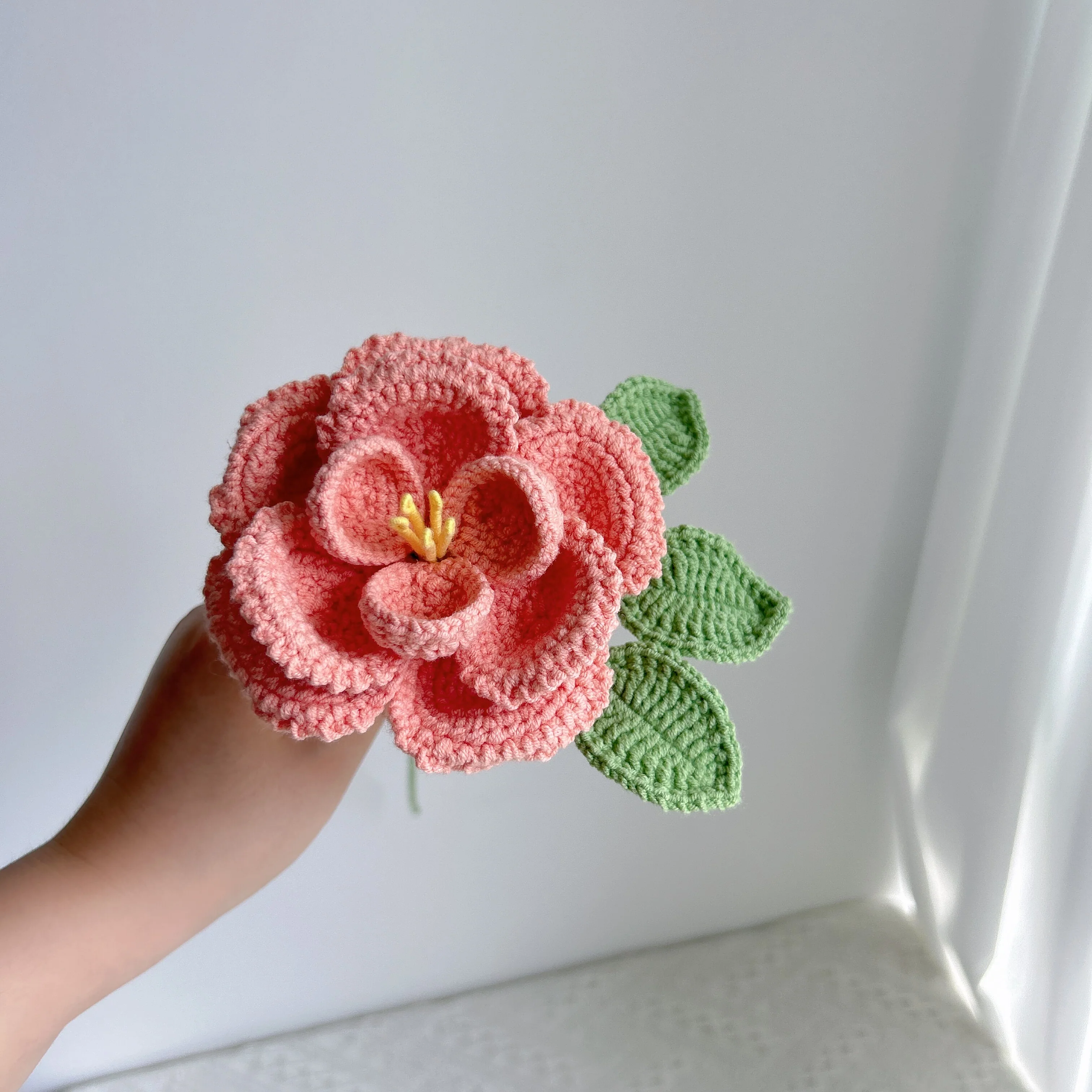 handmade cross-border crocheted French roses - Image 6