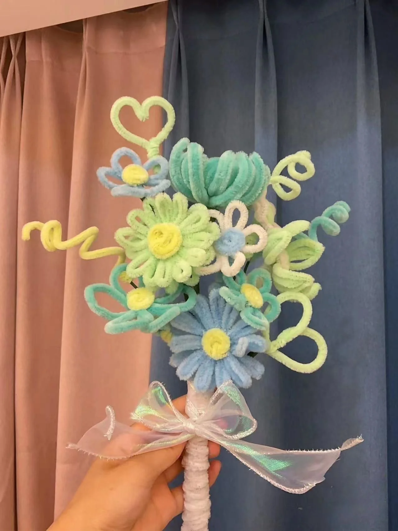 handmade Twisting stick flowers bouquet - Image 4