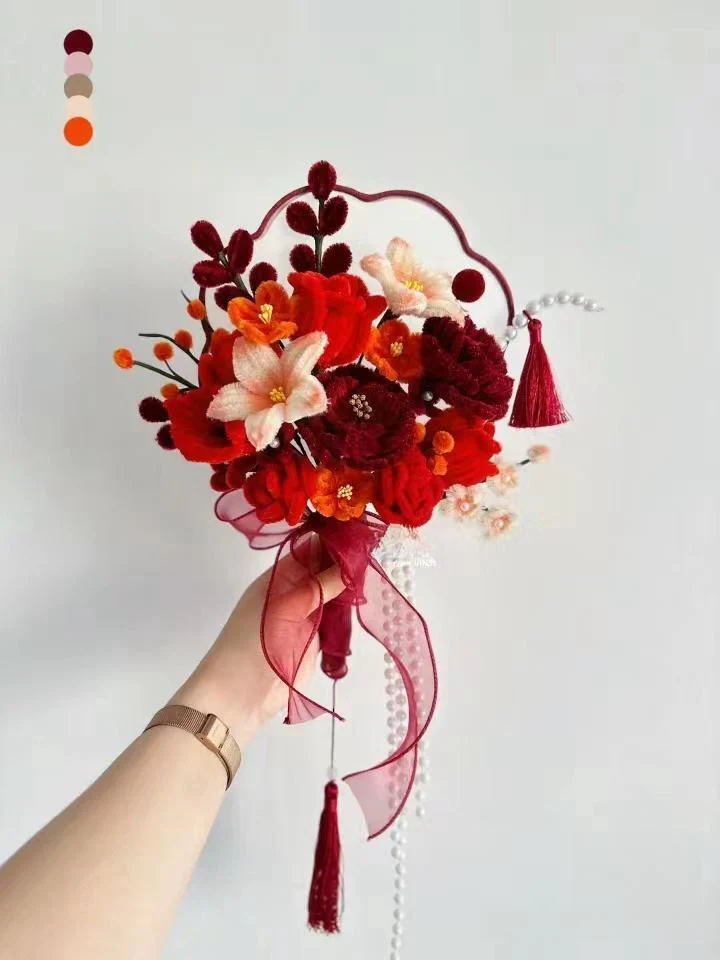 handmade Twisting stick flowers bouquet - Image 6