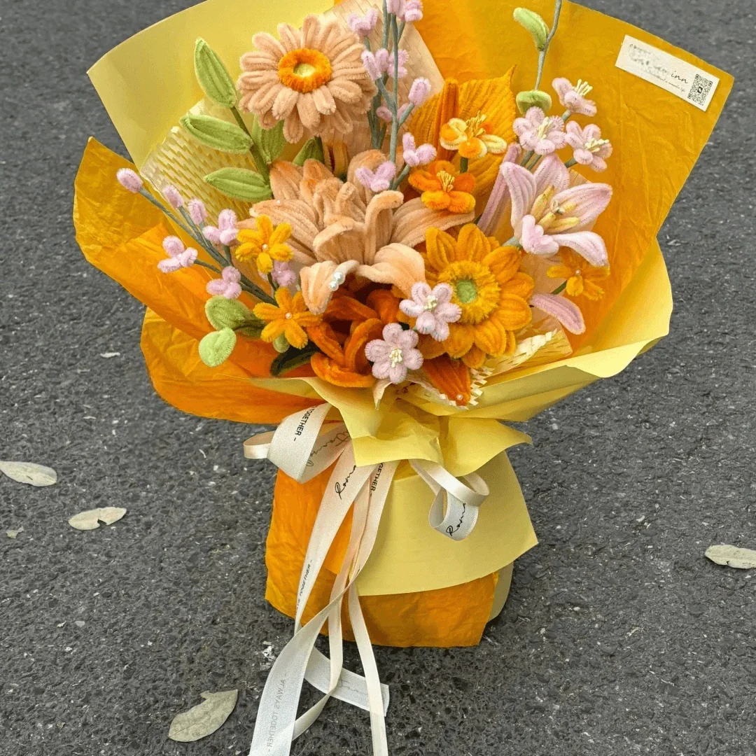 handmade Twisting stick flowers creative bouquet - Image 3