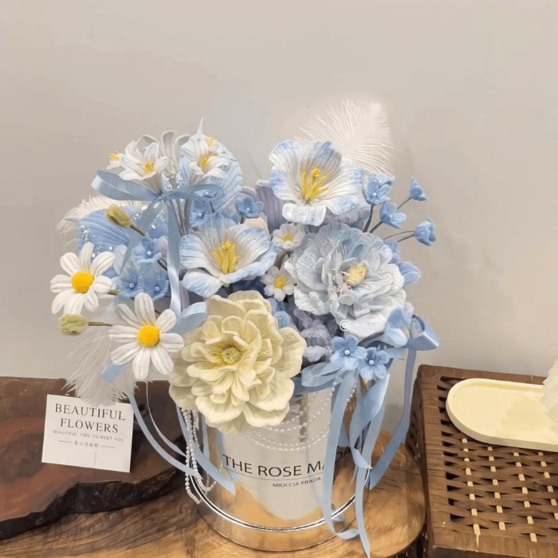 handmade Twisting stick peony rose hug bucket - Image 2