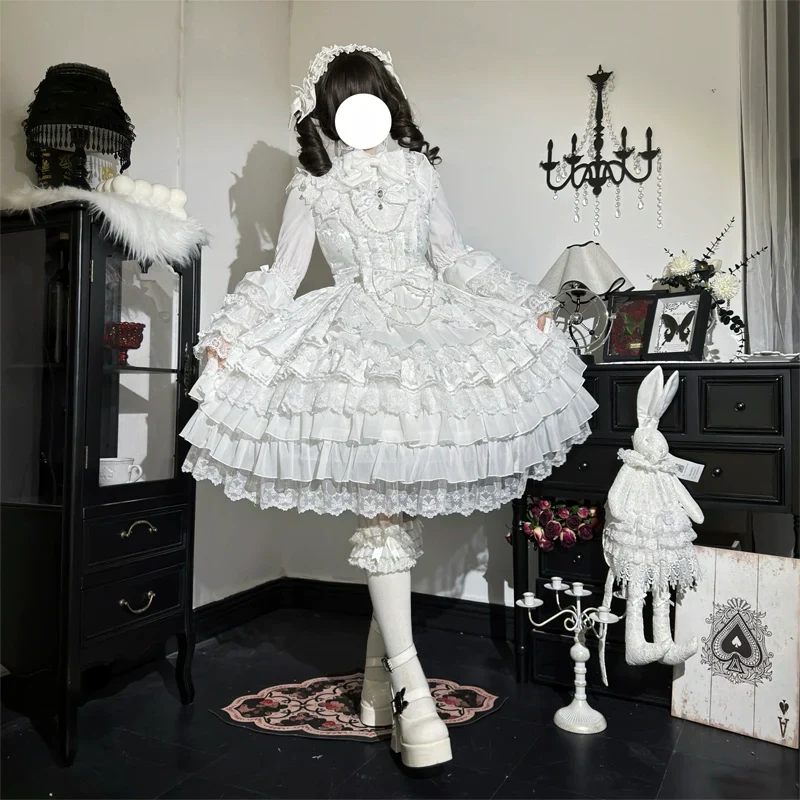 Wedding Sweet Lolita JSK Gorgeous Bridal Blouse - Image 7