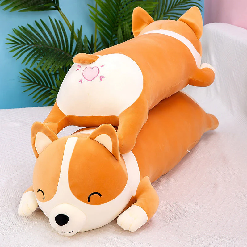 Happy Laying Corgi Plush - Image 3