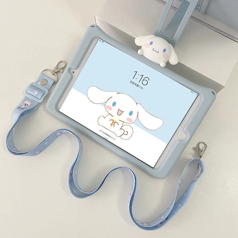 Happy Puppy iPad Case With Lanyard - Image 2