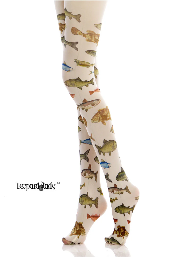 Harajuku Fish Thigh High Socks - Image 3