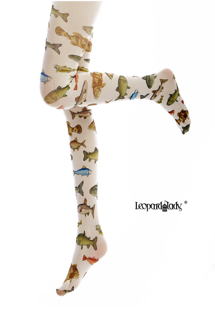 Harajuku Fish Thigh High Socks - Image 4