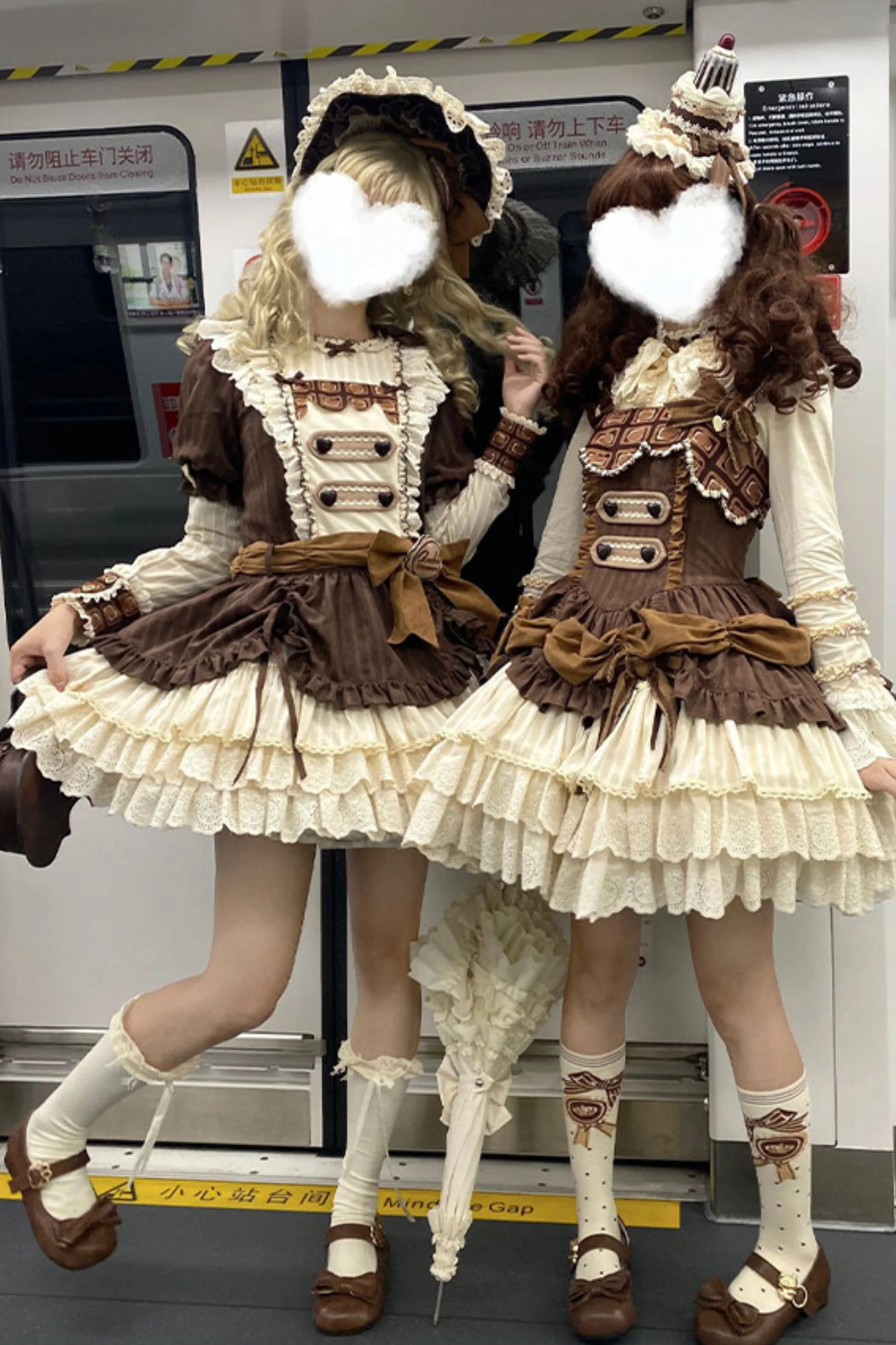 Hazel Doll Lolita Dress + Jumper Skirt + Bonnet + Hat + Necklace - Image 11
