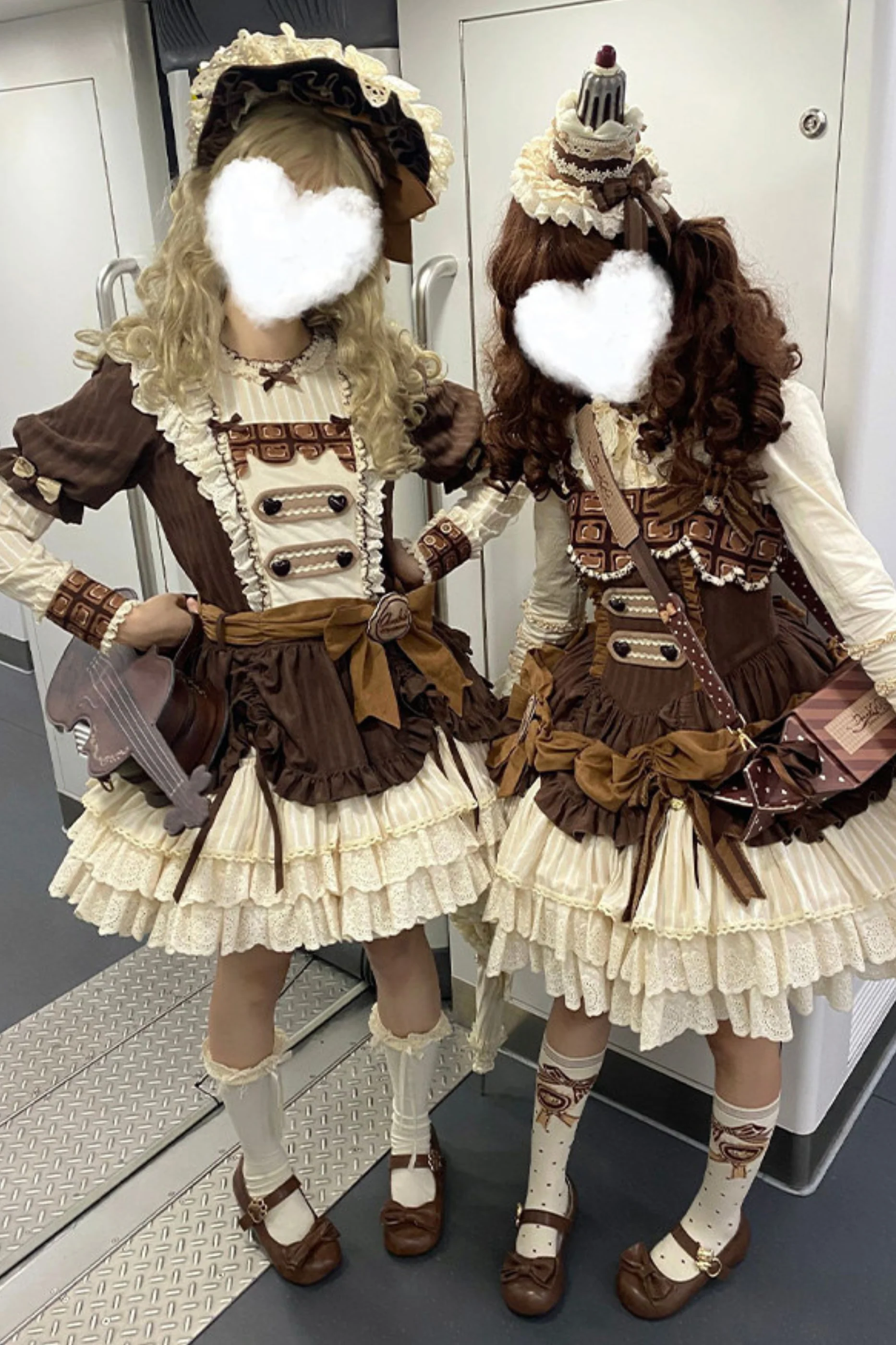 Hazel Doll Lolita Dress + Jumper Skirt + Bonnet + Hat + Necklace - Image 13