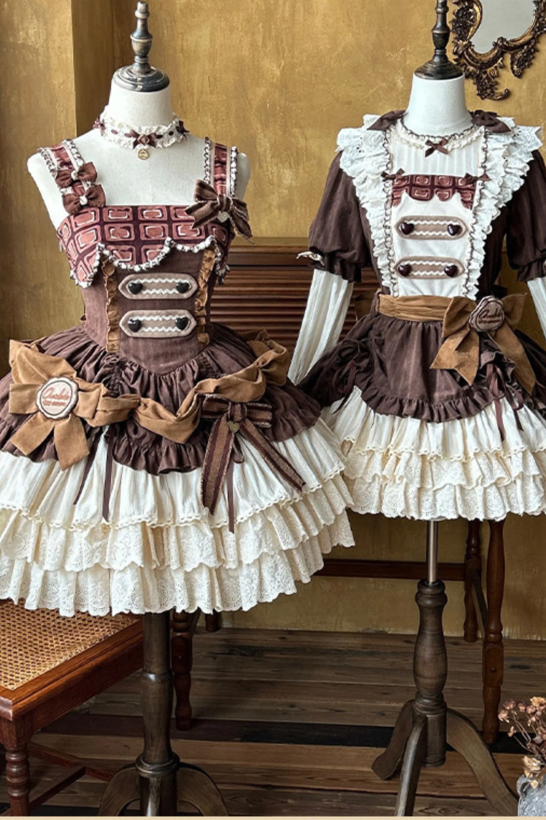 Hazel Doll Lolita Dress + Jumper Skirt + Bonnet + Hat + Necklace - Image 16