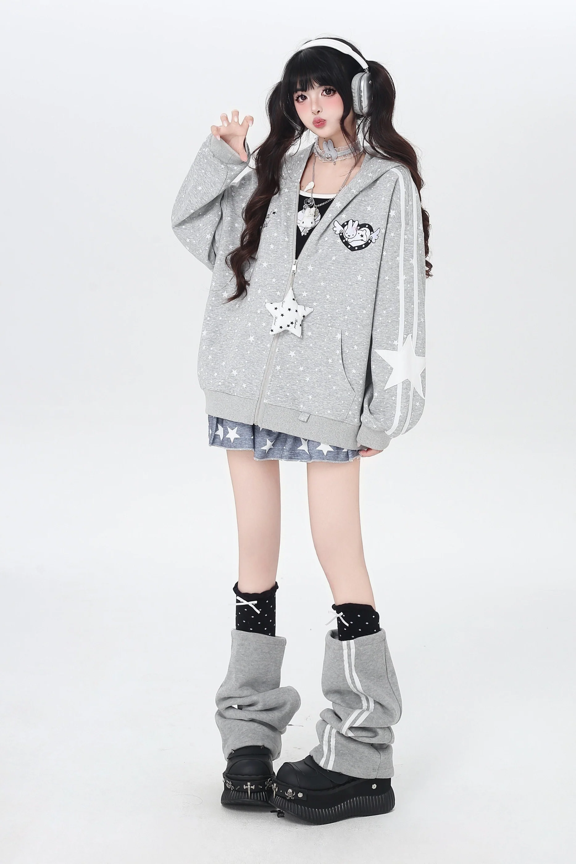 Heart Rabbit Hooded Jacket - Image 10