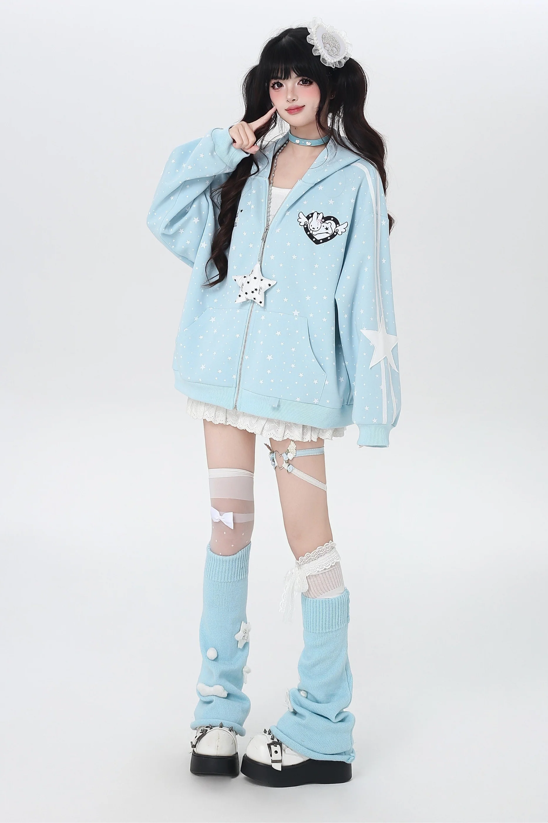 Heart Rabbit Hooded Jacket - Image 5