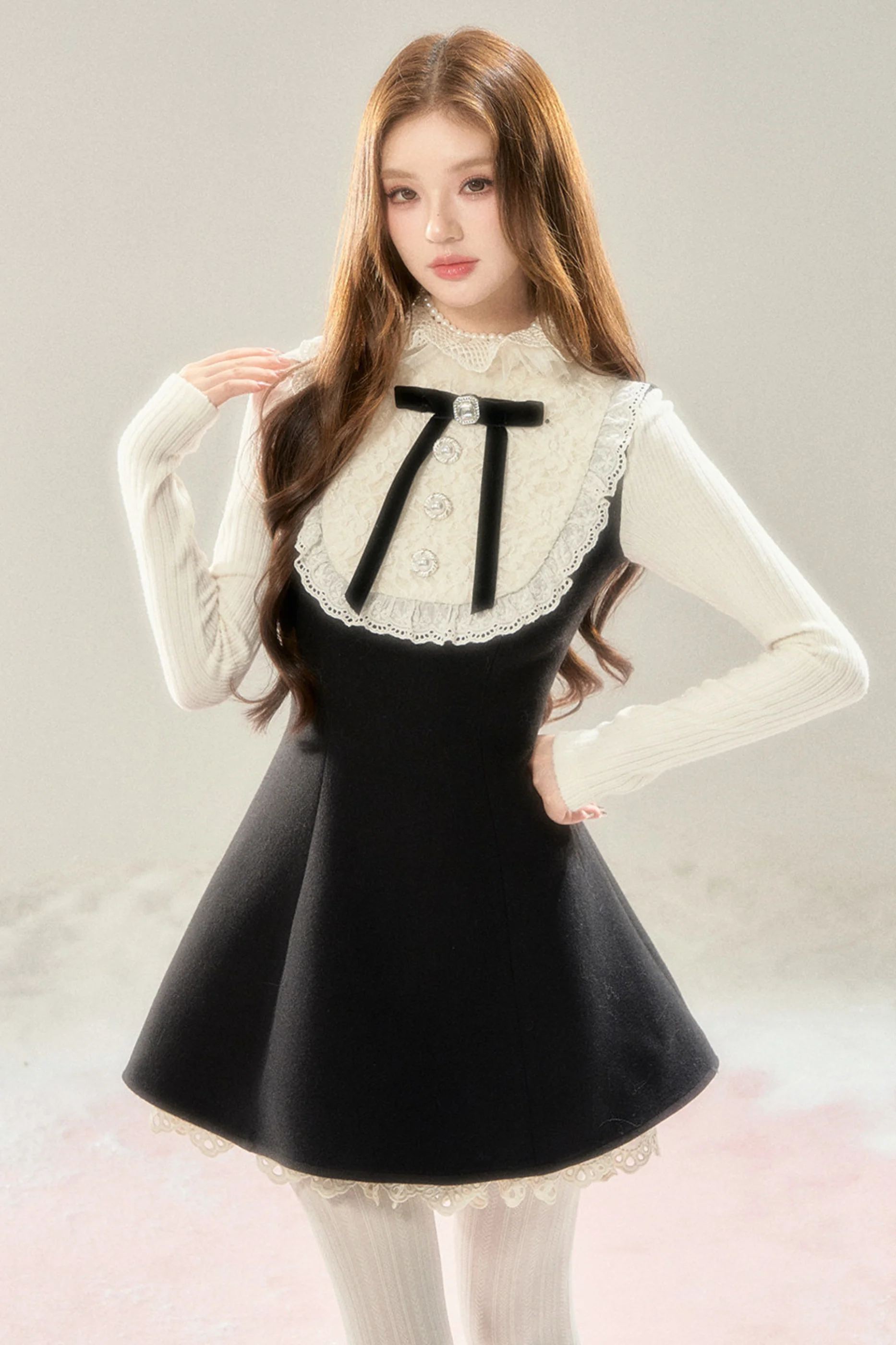 French Doll Style Flare Dress - Image 2
