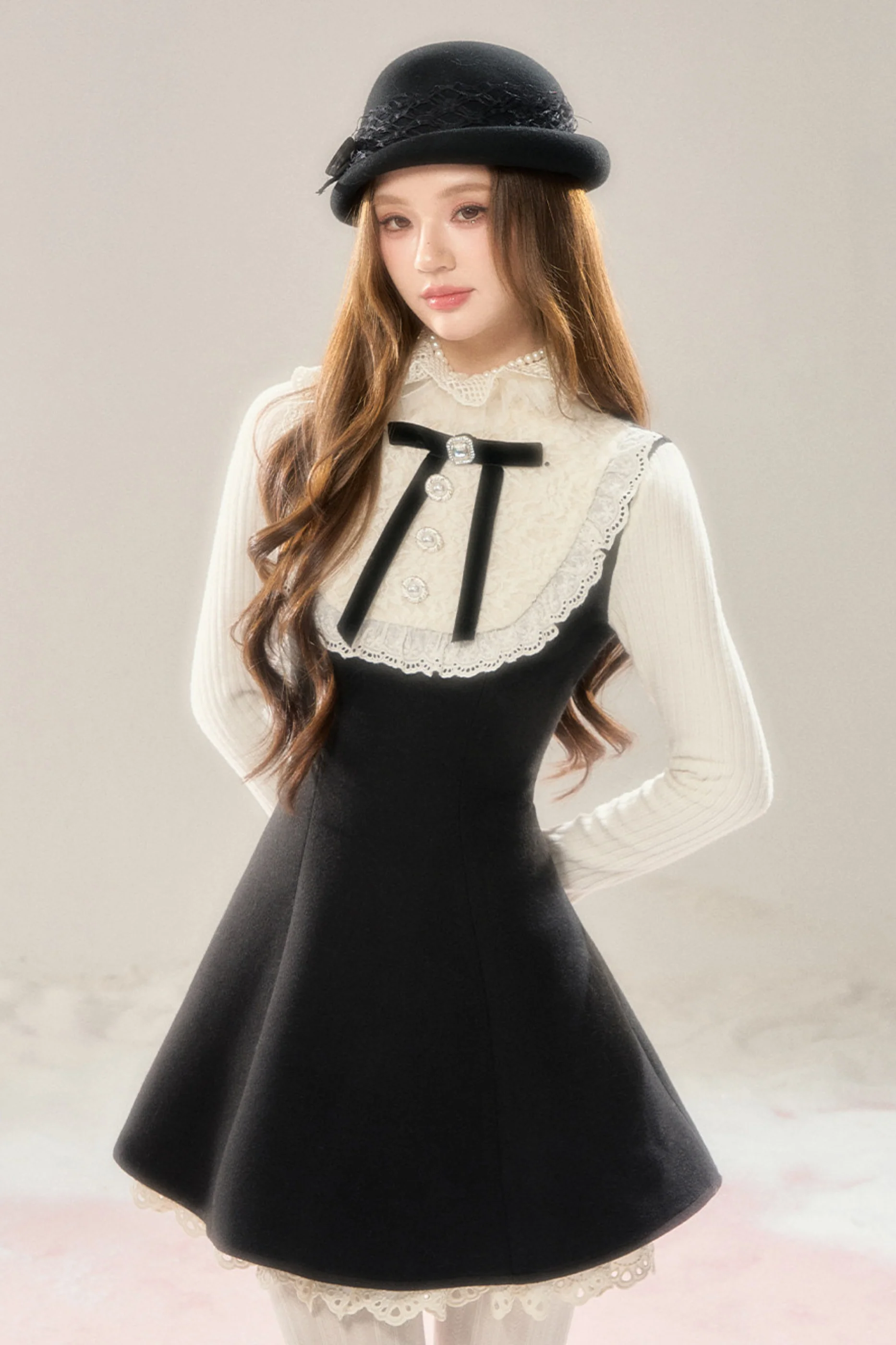 French Doll Style Flare Dress - Image 4