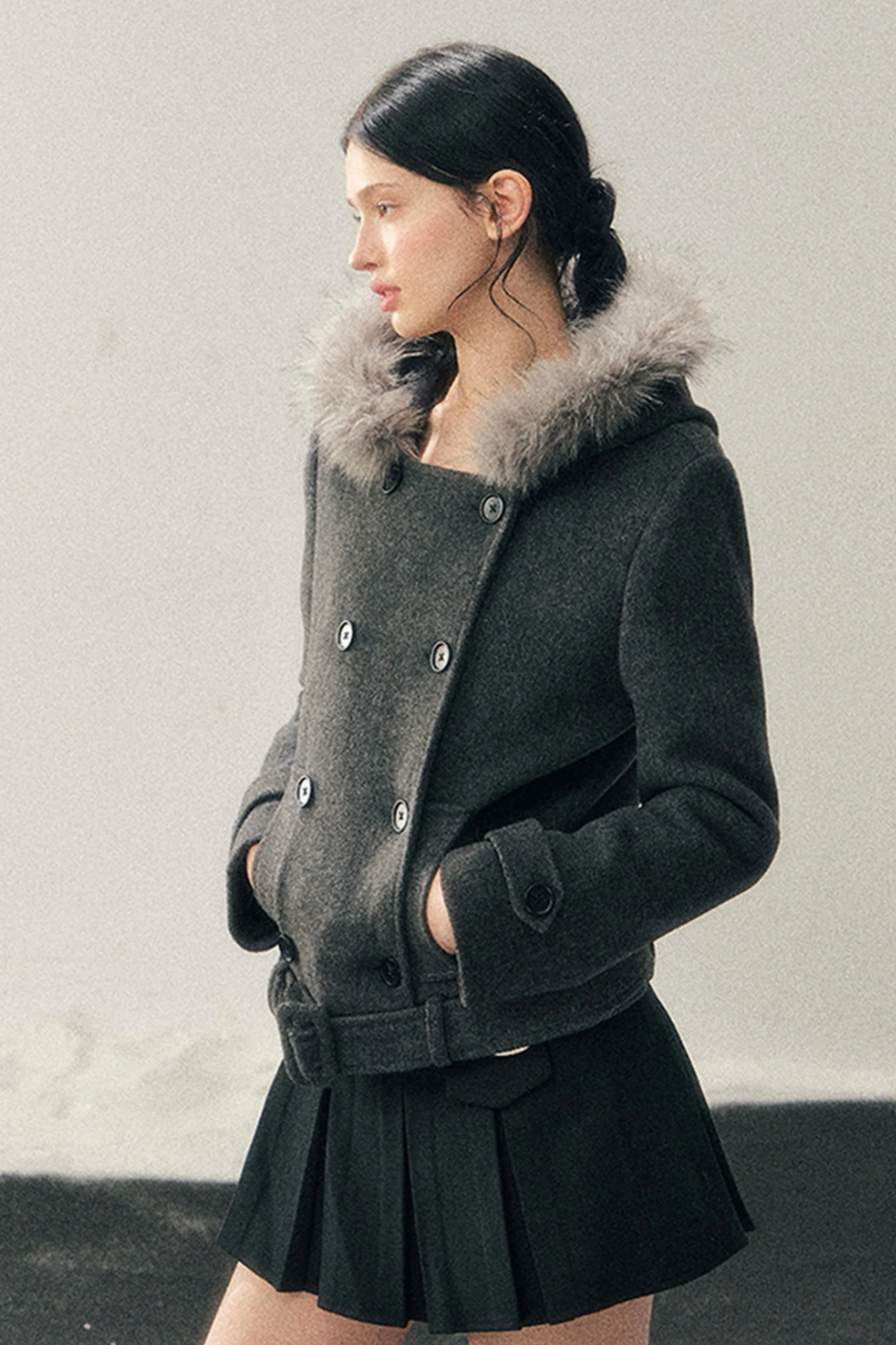 French Hepburn Fur Jacket + Skirt - Image 4