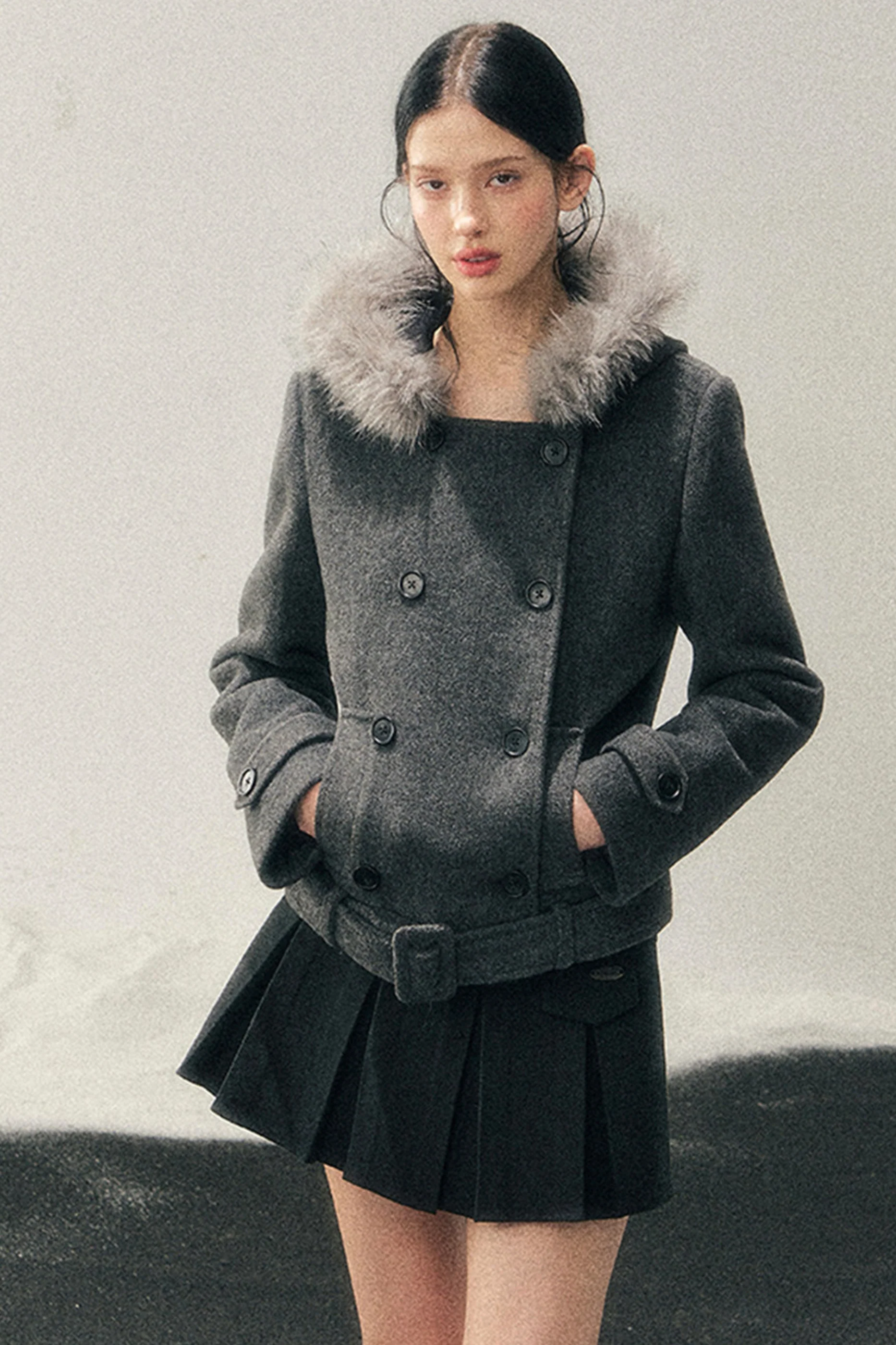 French Hepburn Fur Jacket + Skirt - Image 2