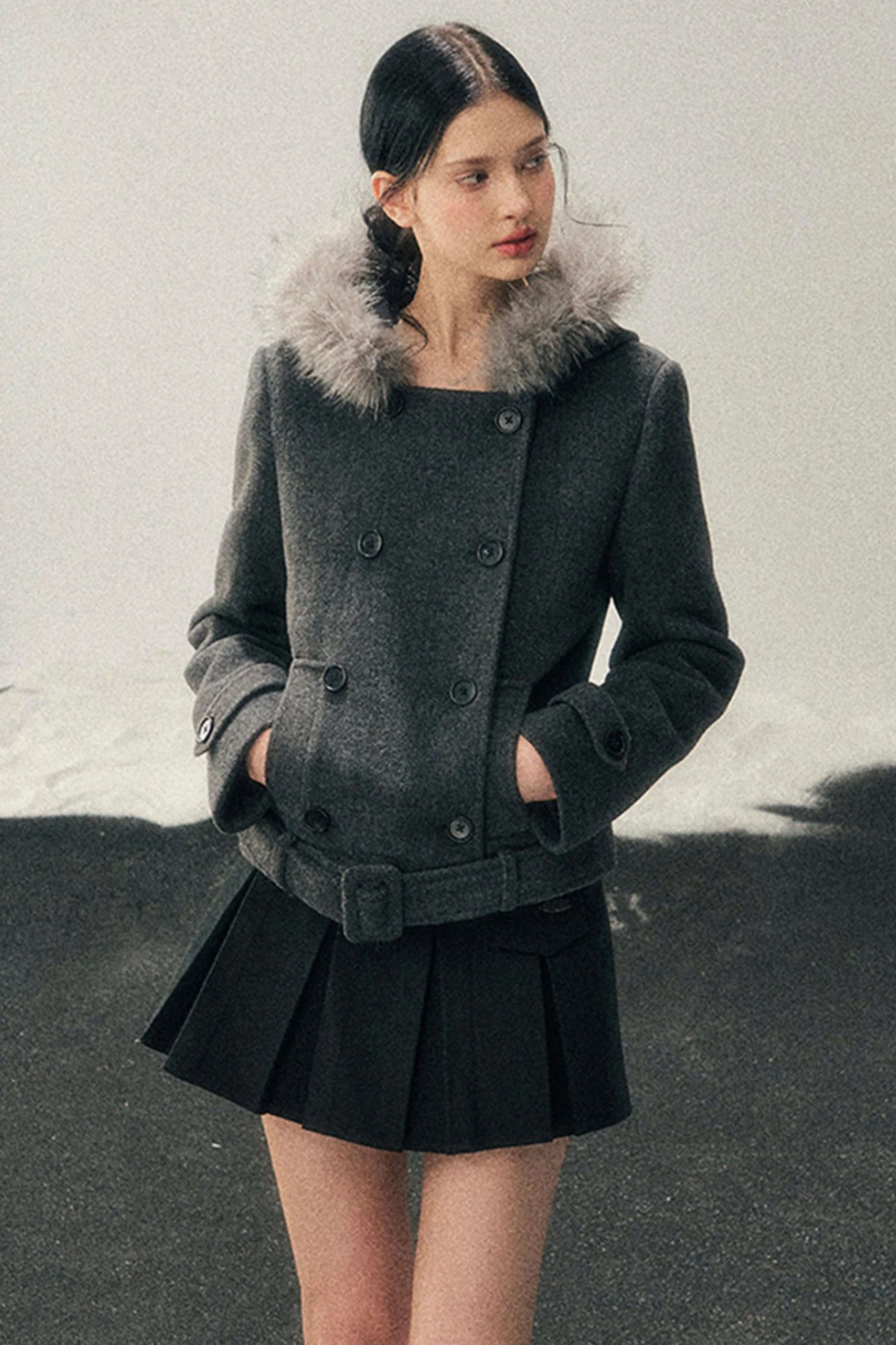 French Hepburn Fur Jacket + Skirt - Image 3