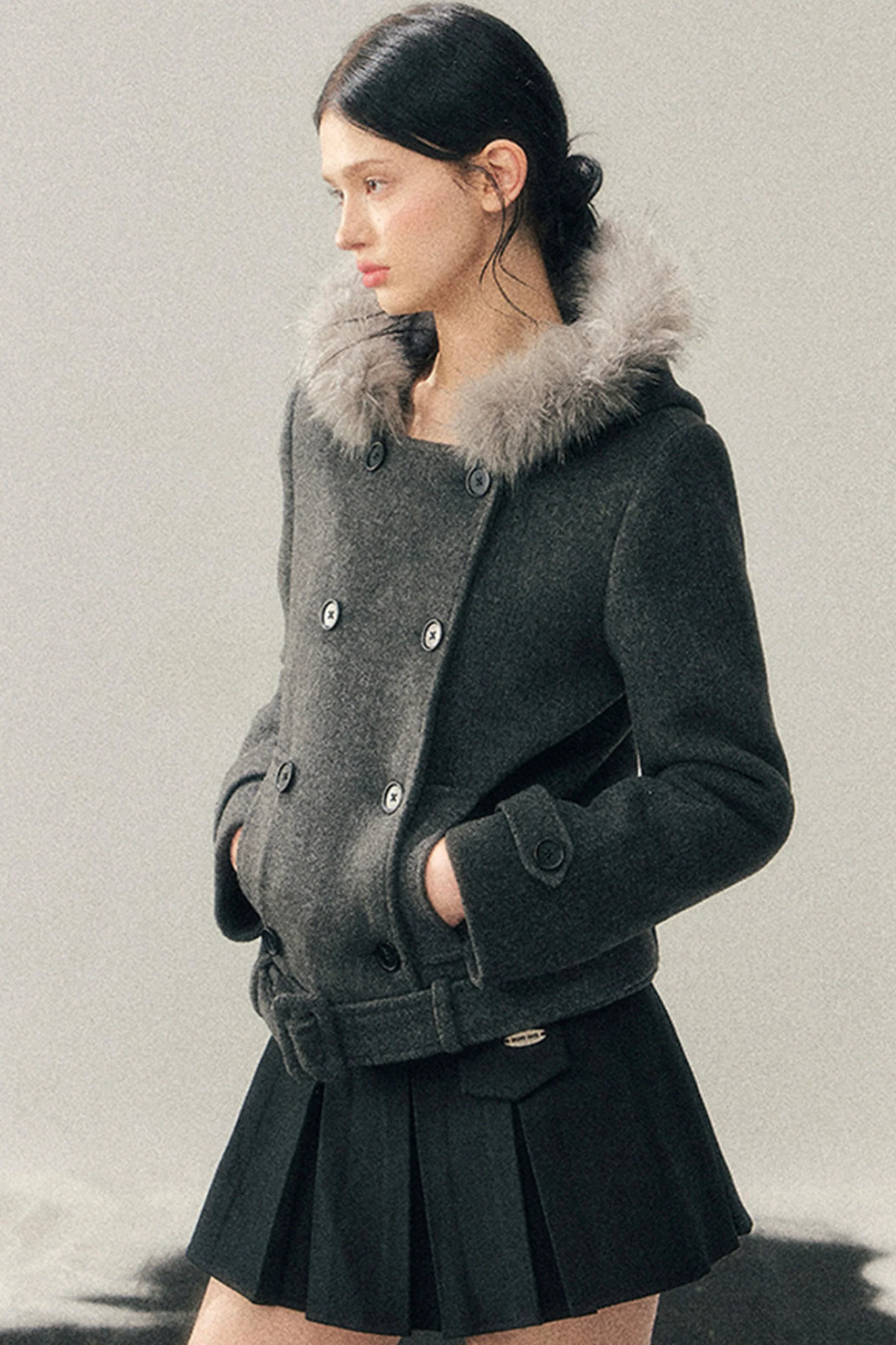 French Hepburn Fur Jacket + Skirt - Image 5