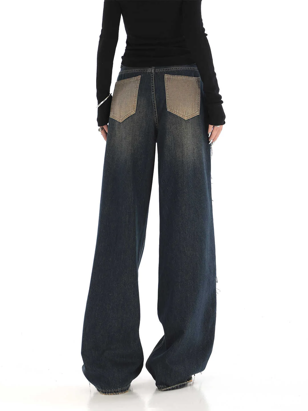 High Street Wide Leg Jeans - Image 4